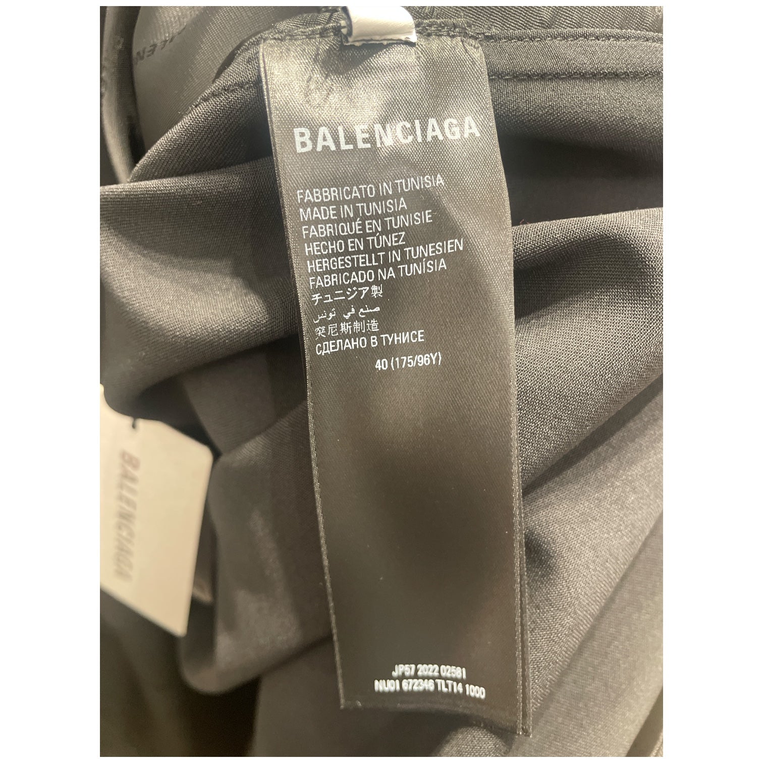 BALENCIAGA/LS Shirt/40/Cotton/BLK/ view 4