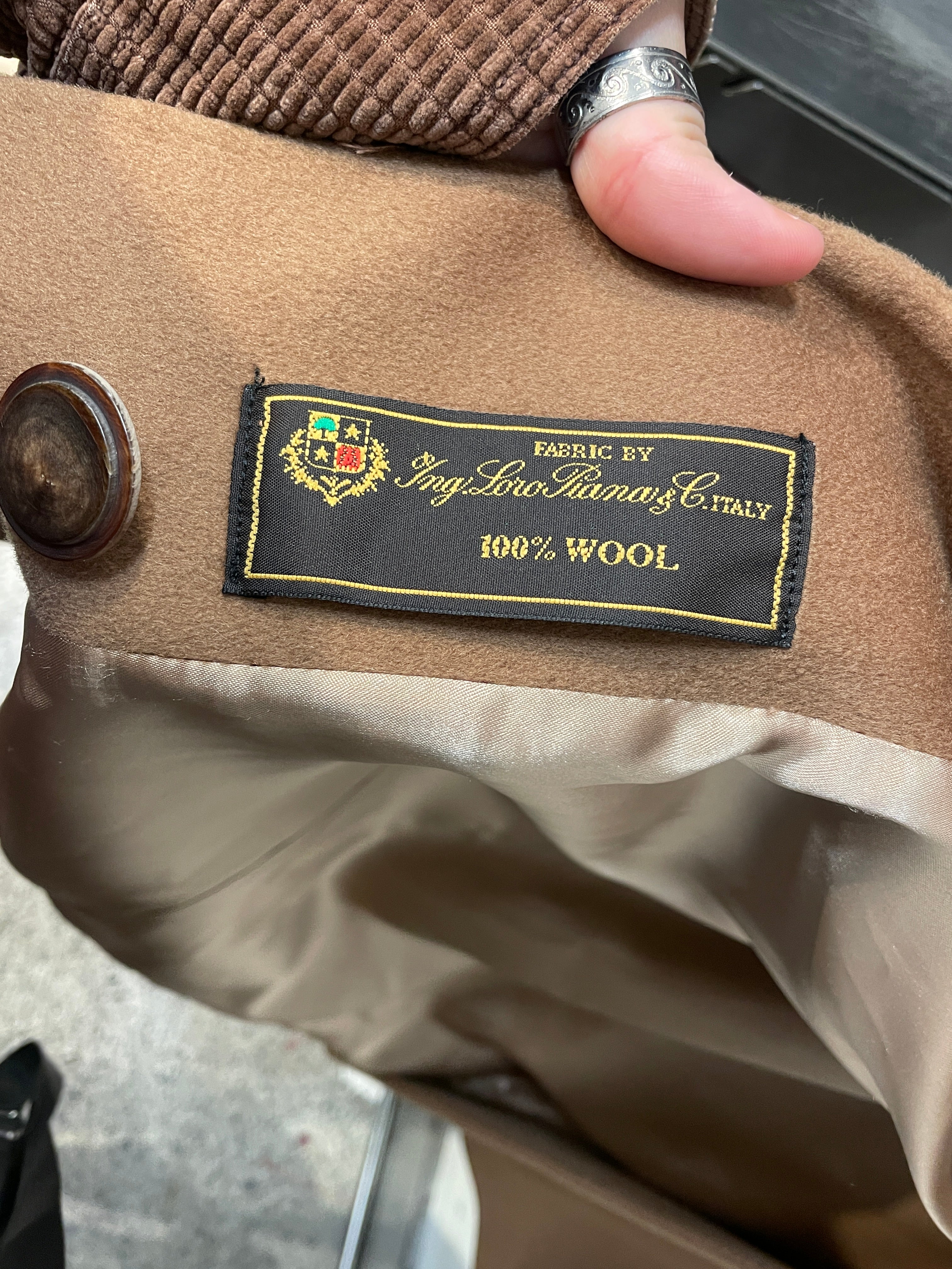 FLEURETTE/Coat/S/Wool/CML/Fox Fur Trim view 4