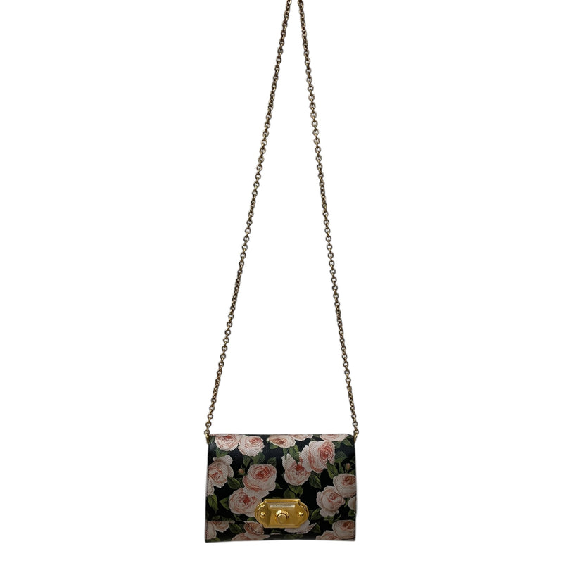DOLCE&GABBANA/Cross Body Bag/OS/Floral Pattern/Leather/MLT/