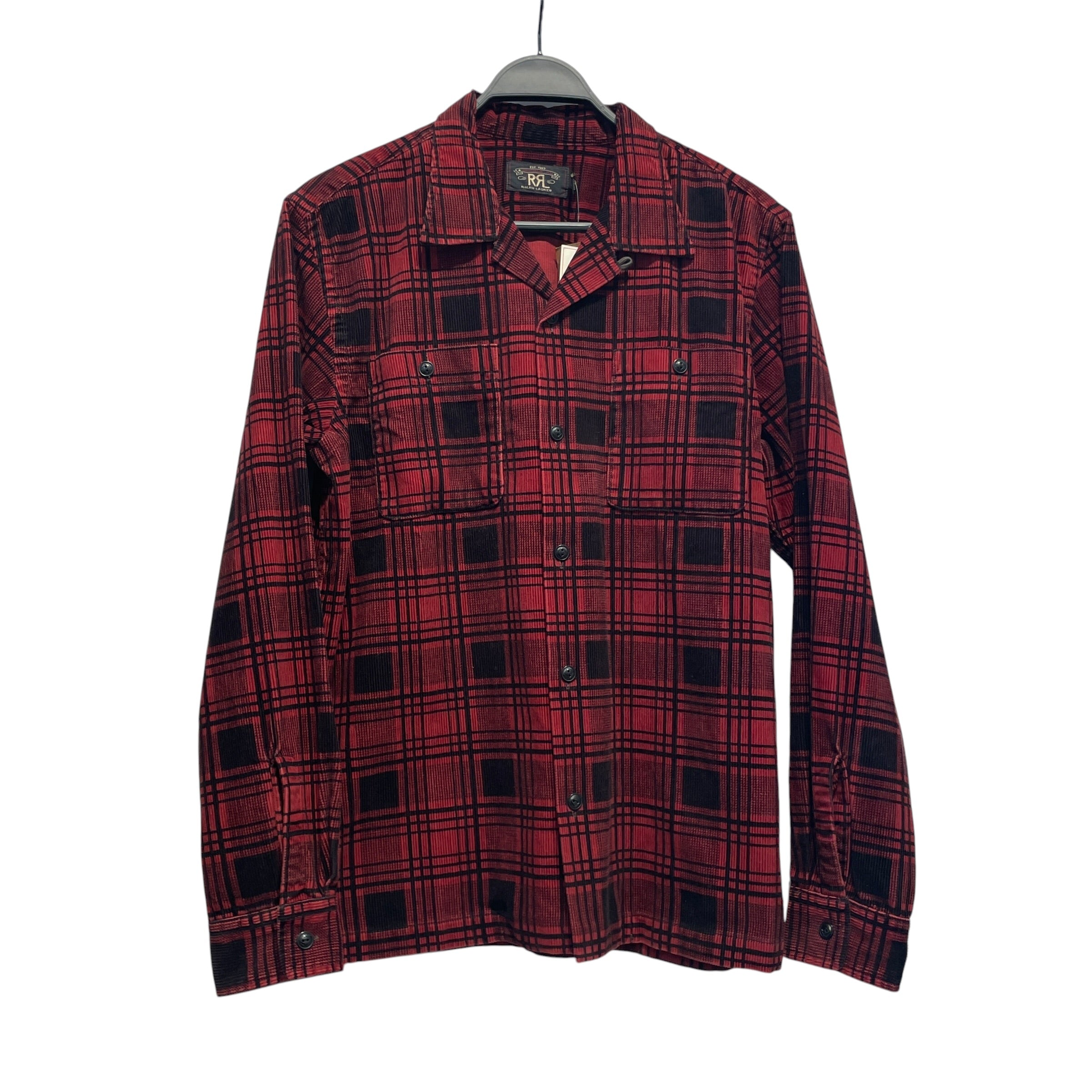 RRL/Flannel Shirt/M/Cotton/RED/Plaid/ view 1