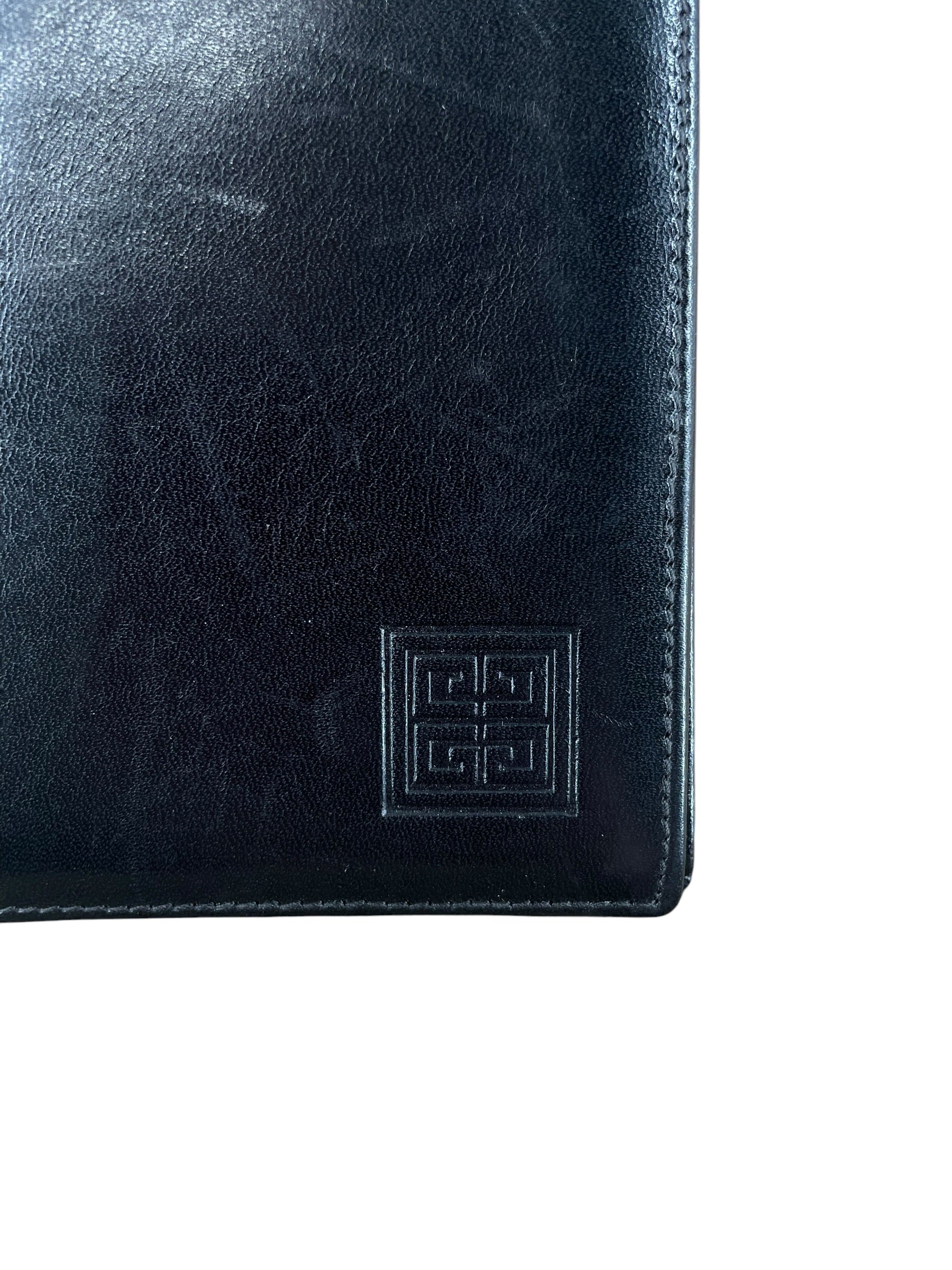 GIVENCHY/Long Wallet/FREE/Leather/BLK/EMBOSSED LOGO view 3