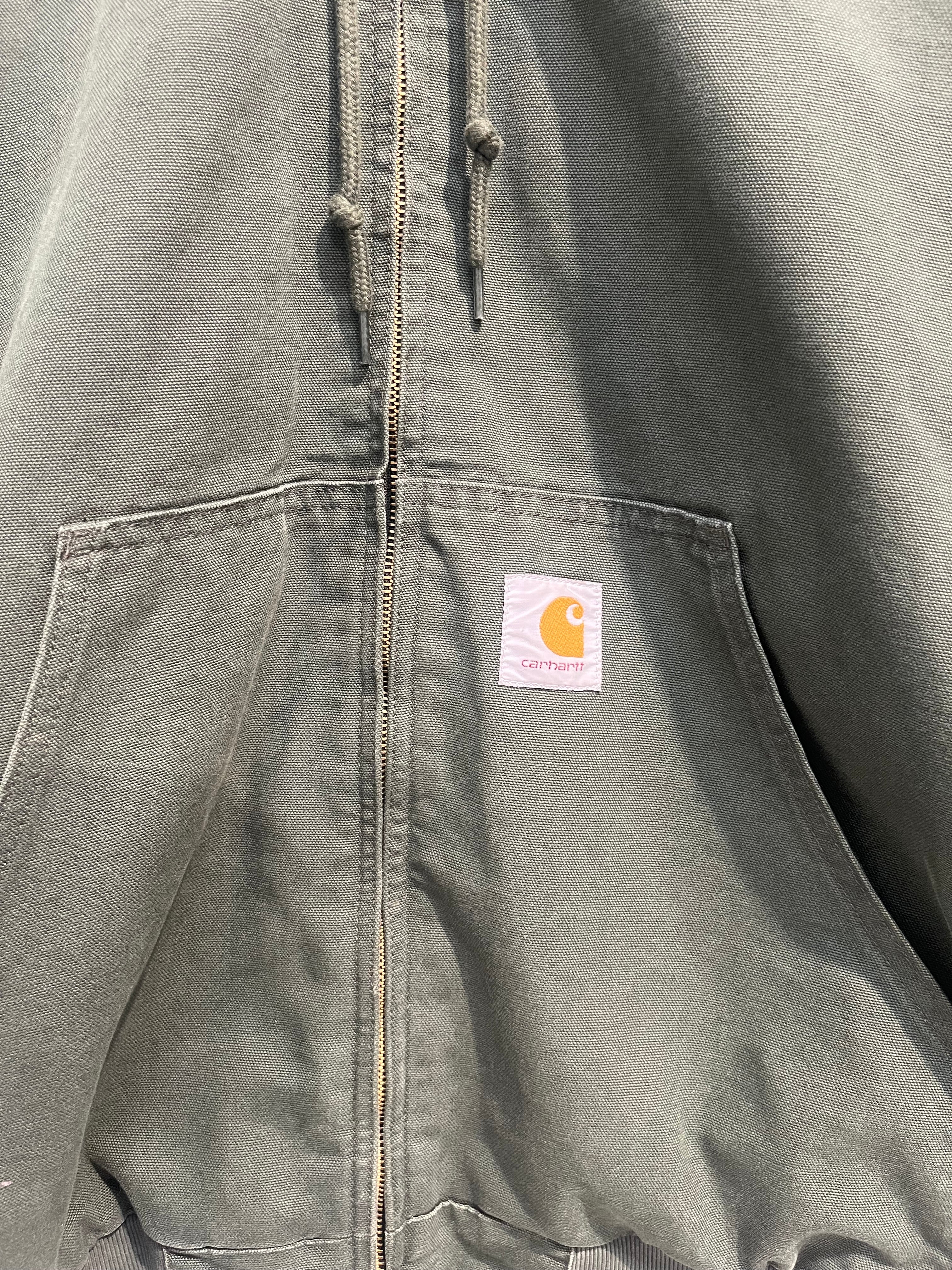 CARHARTT WIP(WORK IN PROGRESS)/Quilted Jkt/XL/Cotton/GRN/OG ACTIVE HEAVYWEIGHT DEARBORN view 5