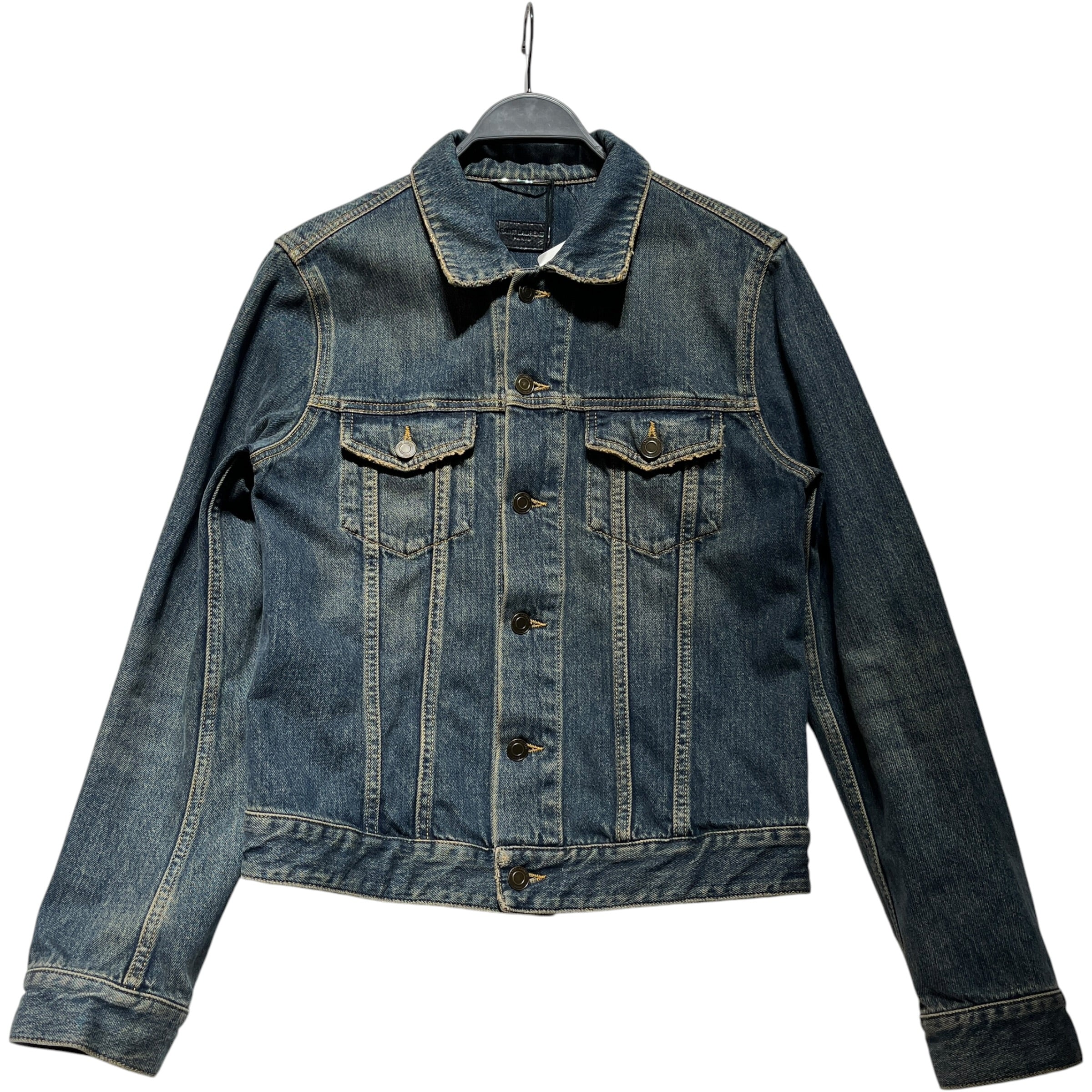 SAINT LAURENT/Denim Jkt/S/Denim/IDG/denim trucker view 1