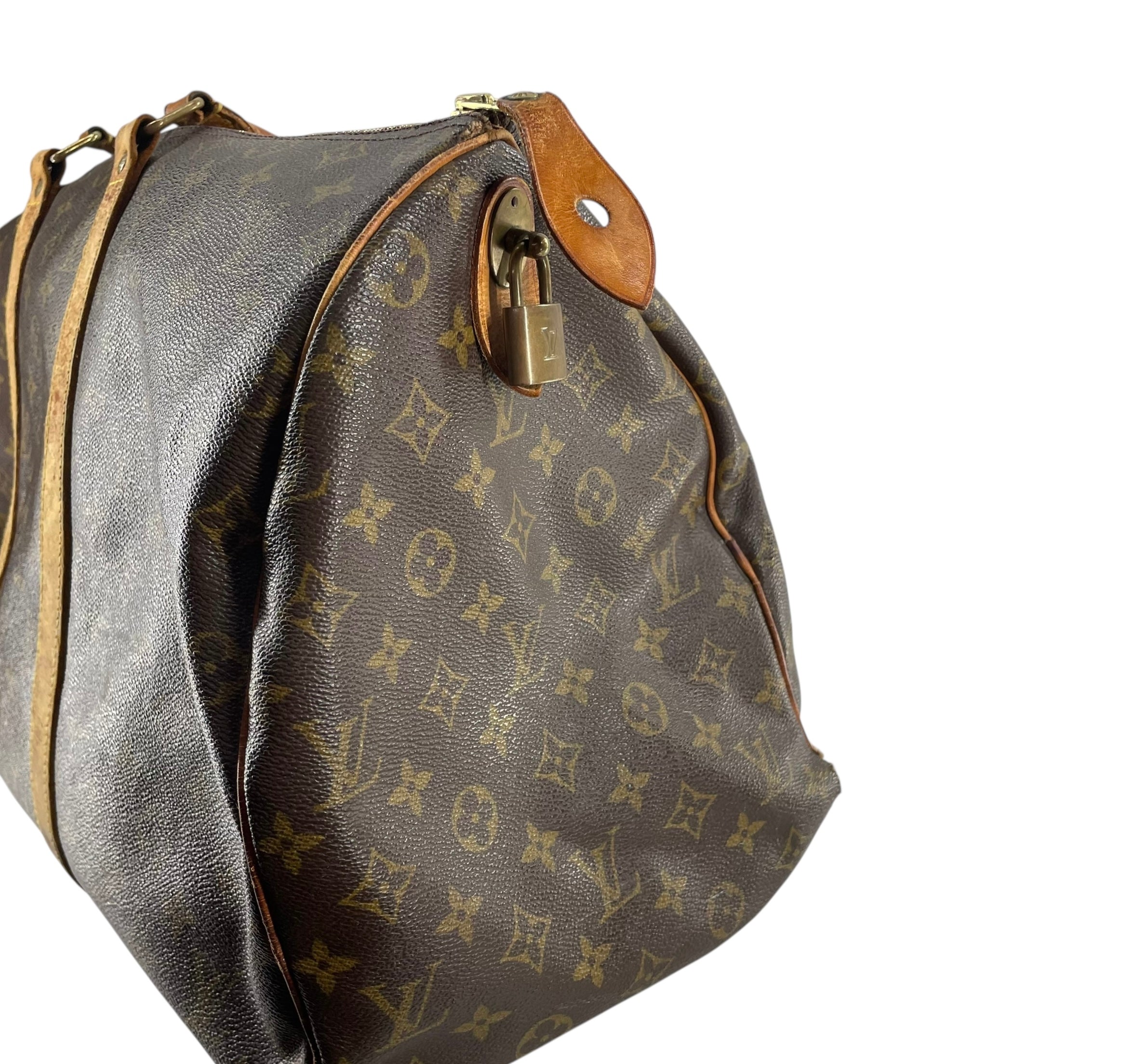 LOUIS VUITTON/Luggage/Leather/BRW/DUFFLE view 2
