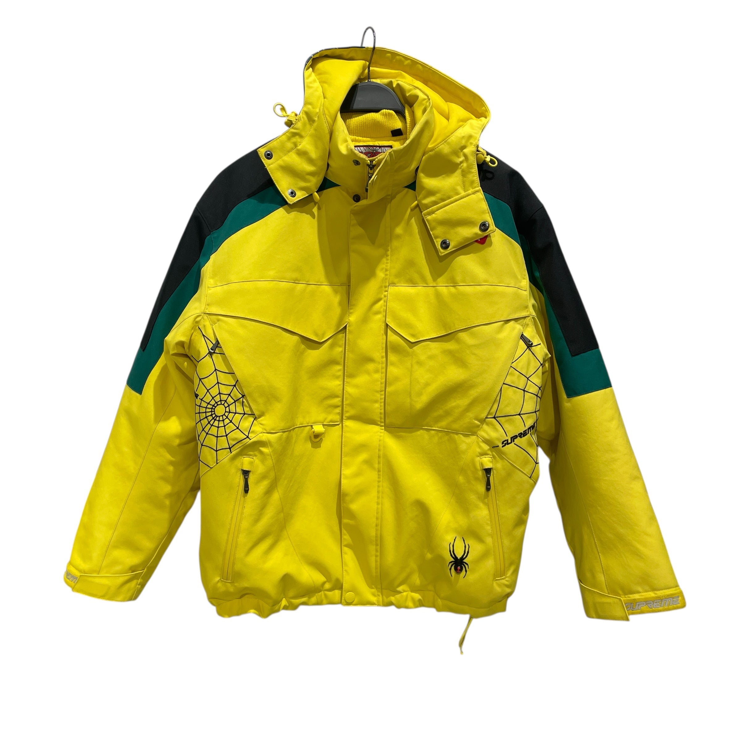 Supreme/SPYDER/Puffer Jkt/S/Nylon/YEL/technical jacket FW24 view 1