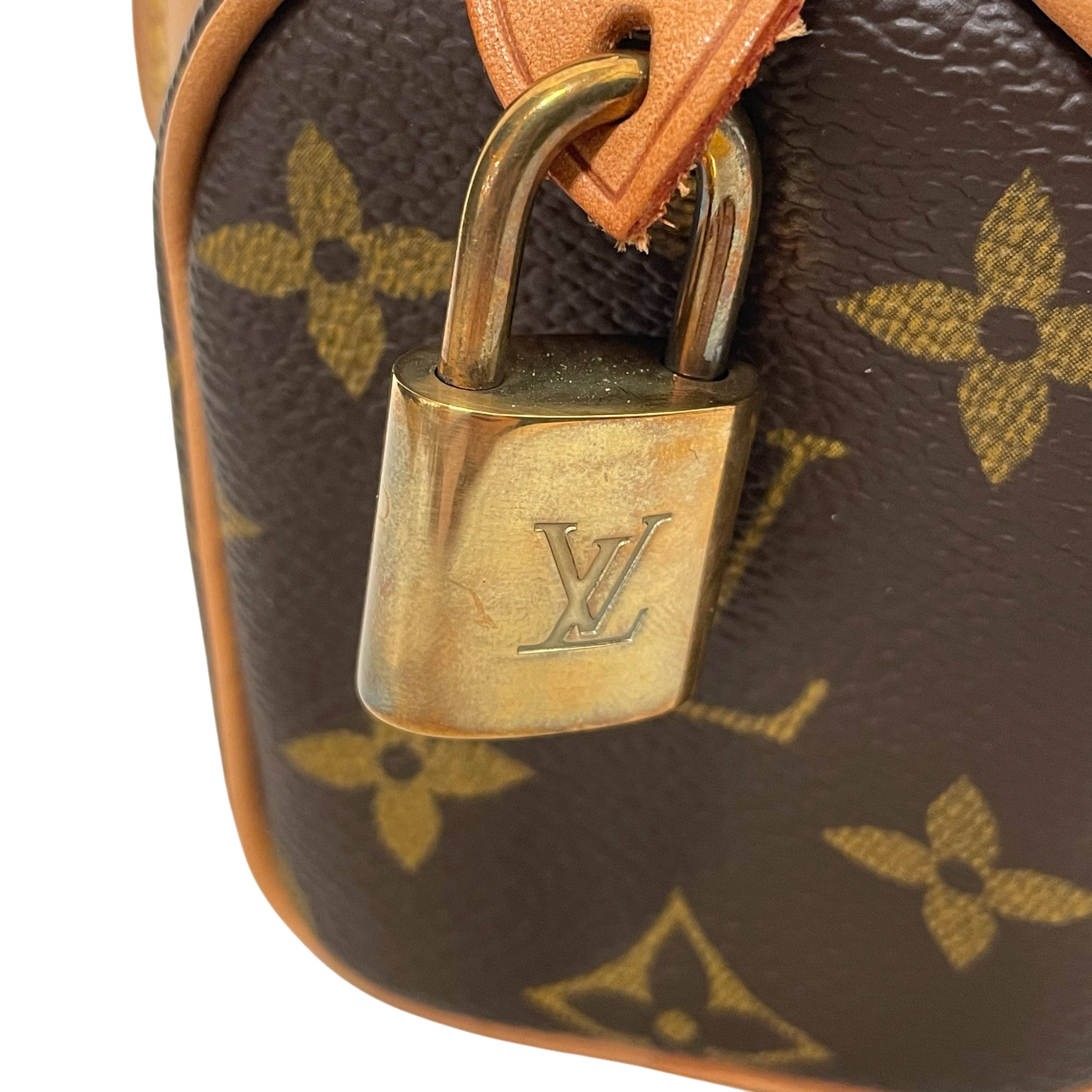 LOUIS VUITTON/Bag/Monogram/Leather/BRW/NANO SPEEDY view 11
