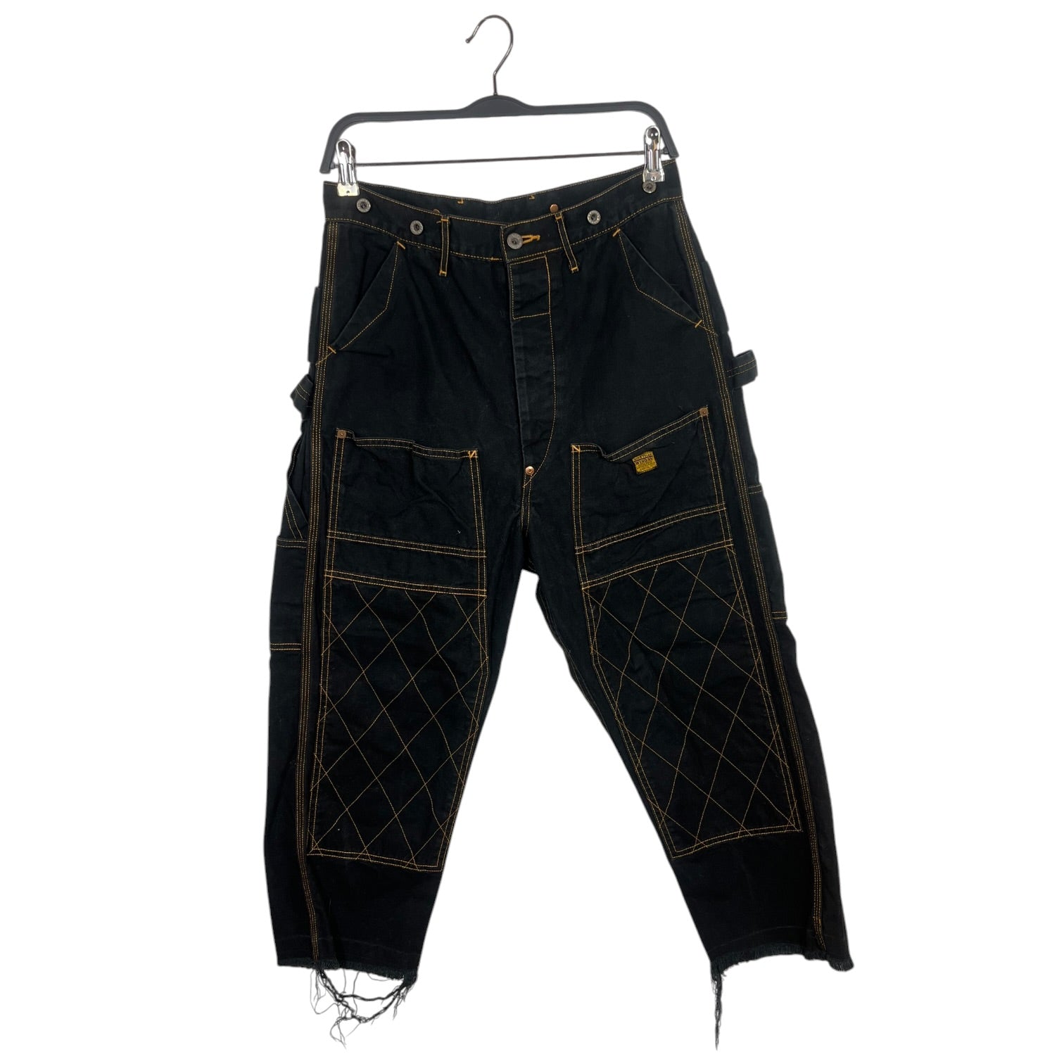 KAPITAL/Straight Pants/2/Cotton/BLK/Light Canvas Lumber Pants view 1