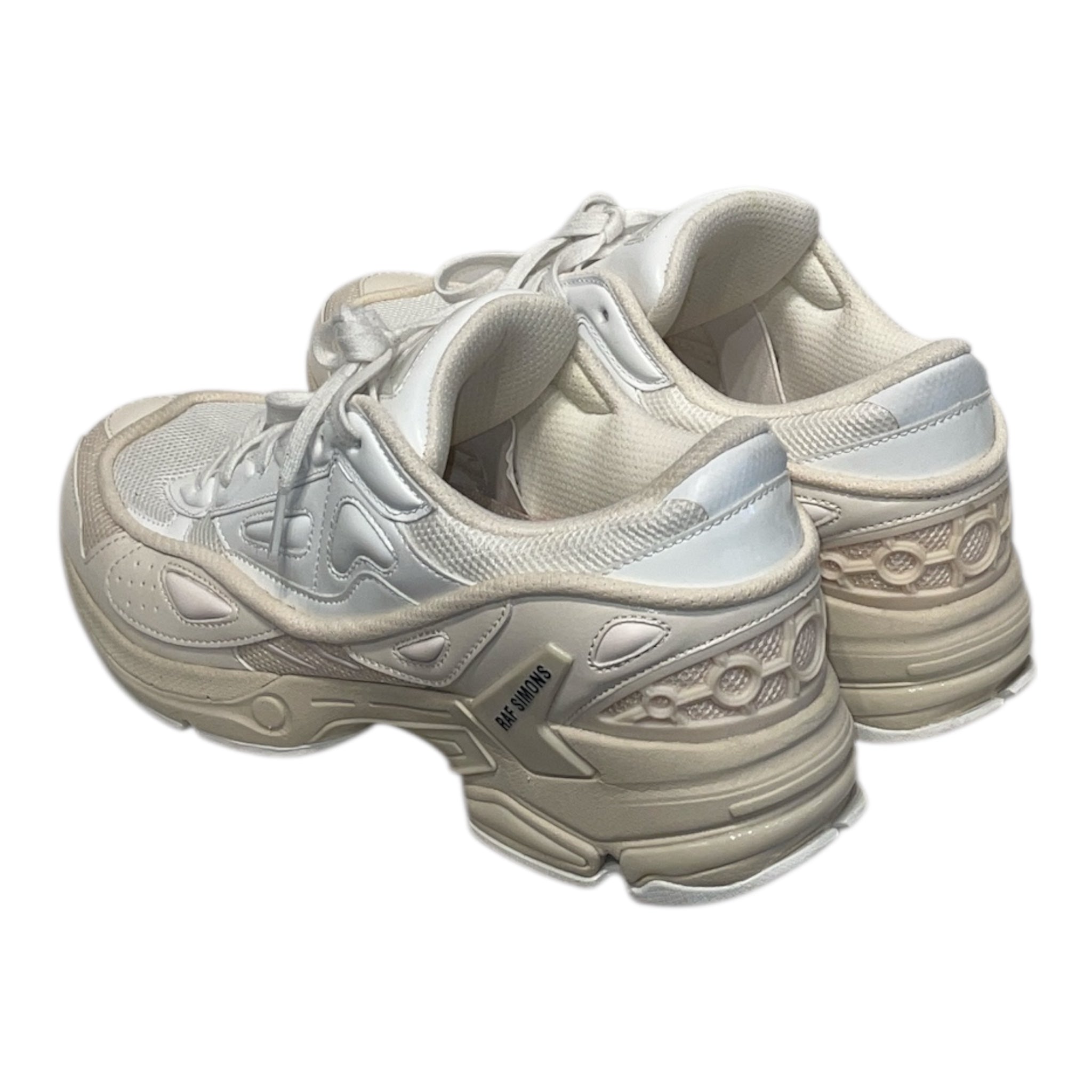 RAF SIMONS/Low-Sneakers/EU 44/Cotton/WHT/Pharaxus Off-white/Cream view 2