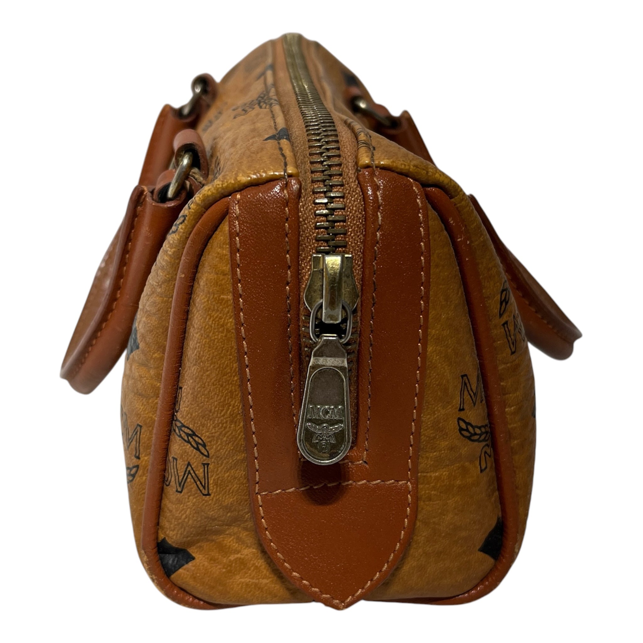 MCM/Boston Bag/Monogram/Leather/CML/EXTRA MINI BOSTON BAG view 3