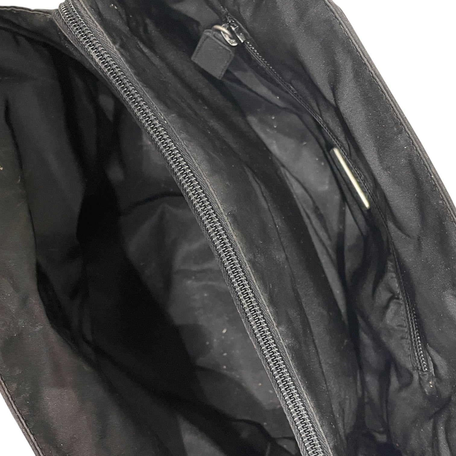 PRADA/Bag/Nylon/BLK/CLEARHANDLES view 2