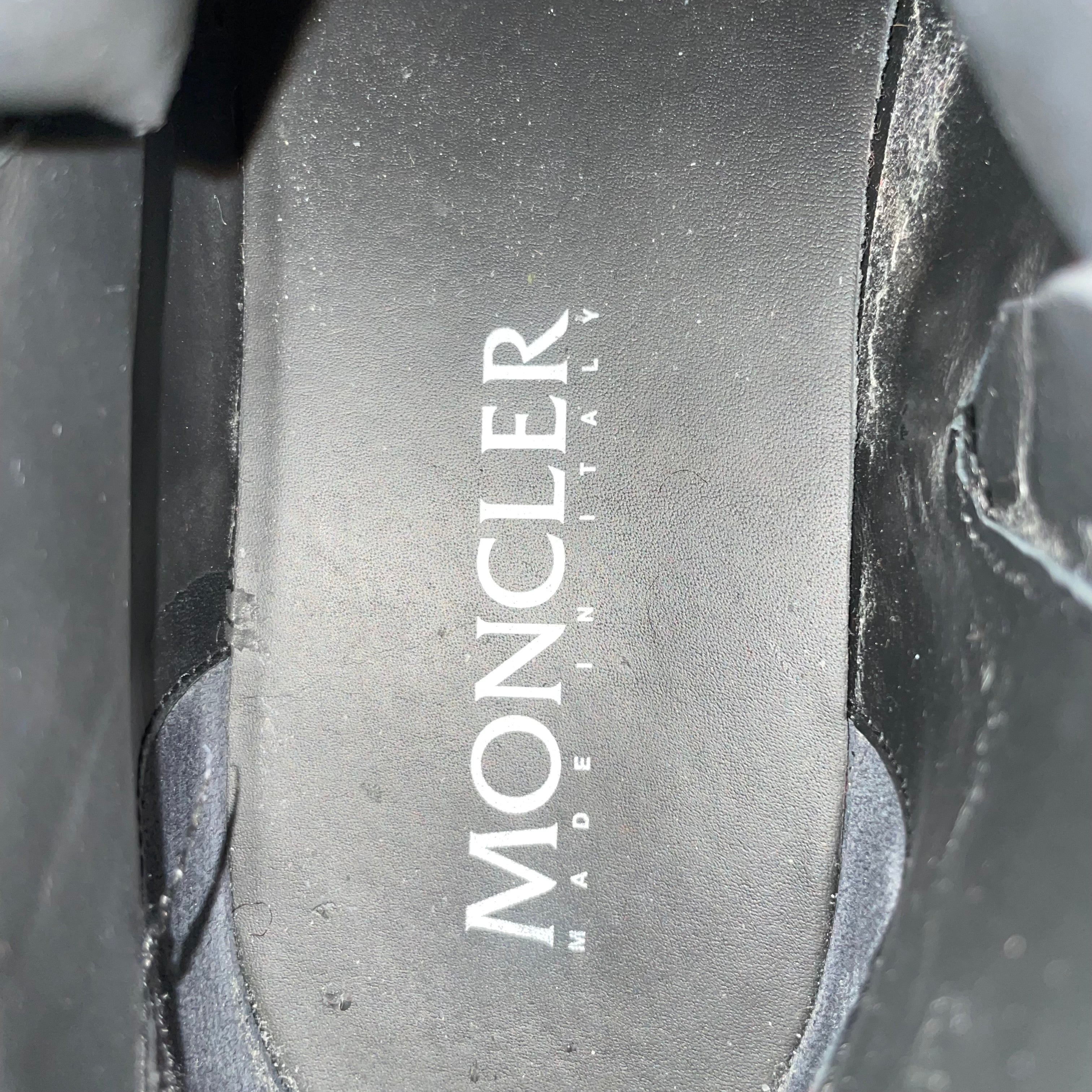 MONCLER/Lace Up Boots/EU 44/Leather/BLK/Peka Trek Hiking Boot view 4