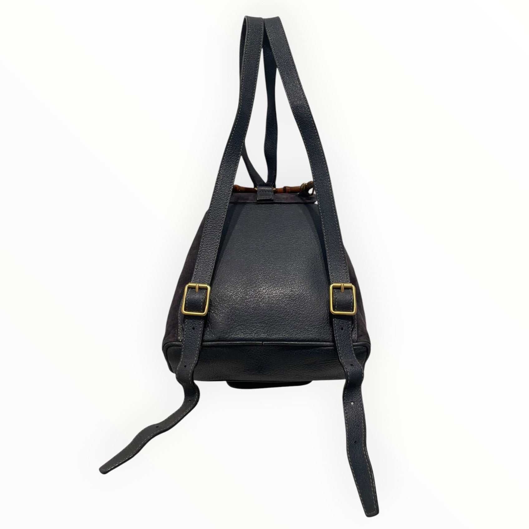 GUCCI/Backpack/Leather/BLK/Bamboo handle mini backpack view 2