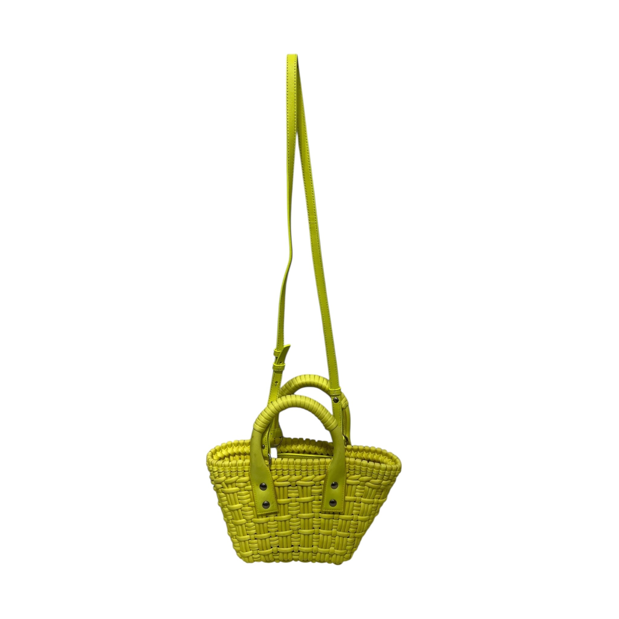 BALENCIAGA/Hand Bag/OS/Acrylic/YEL/FLUO YELLOW BISTRO HANDBAG view 3