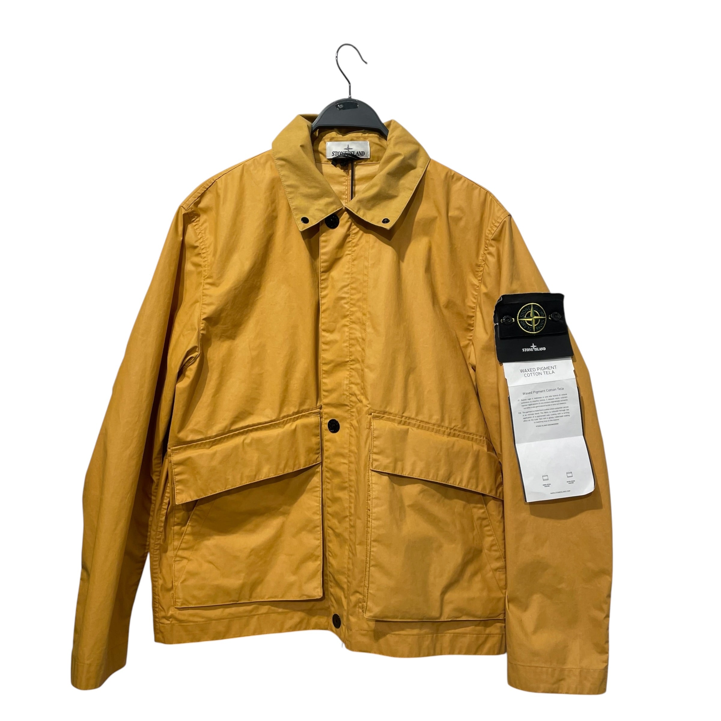 STONE ISLAND/Mountain Parka/M/Nylon/YEL/waxed