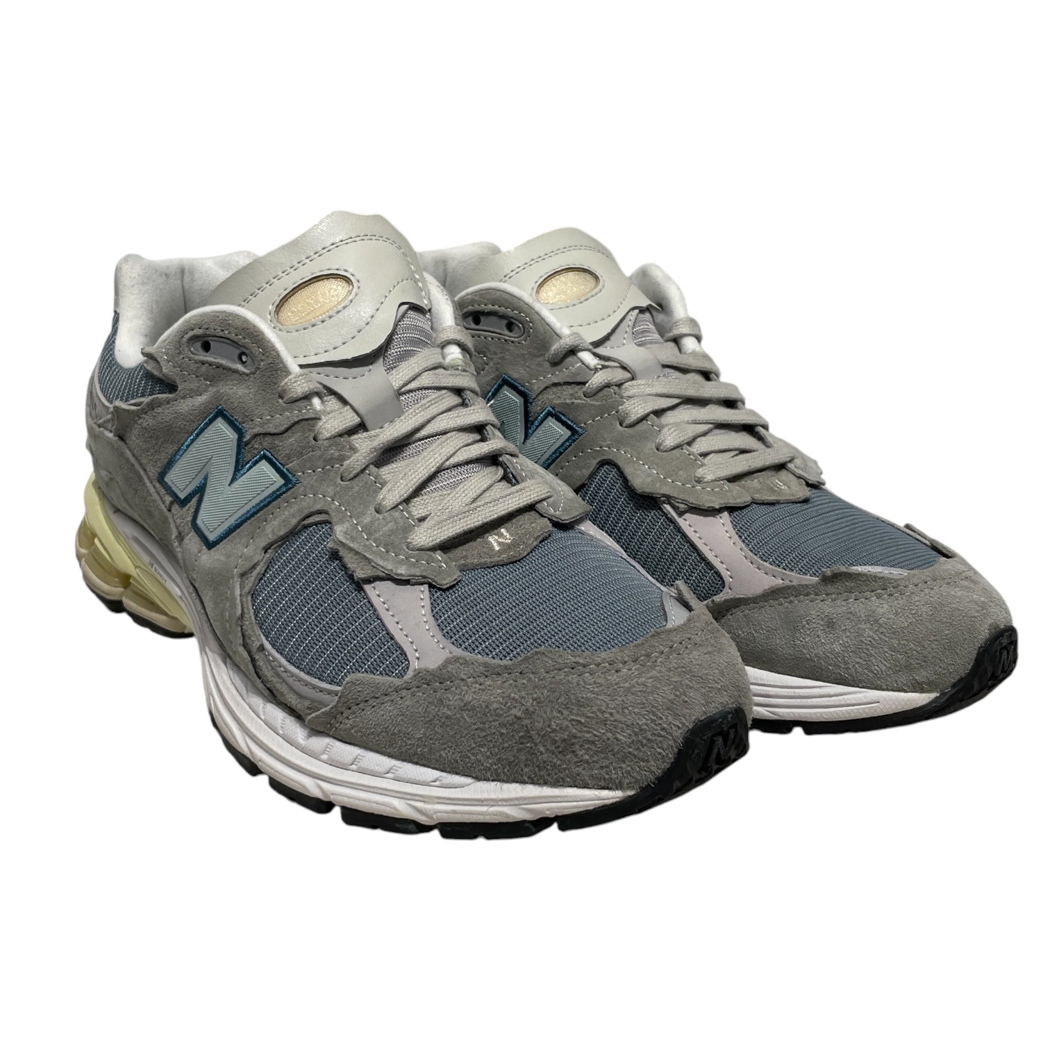 NEW BALANCE/Low-Sneakers/US 11.5/Cotton/GRY/2002R view 1