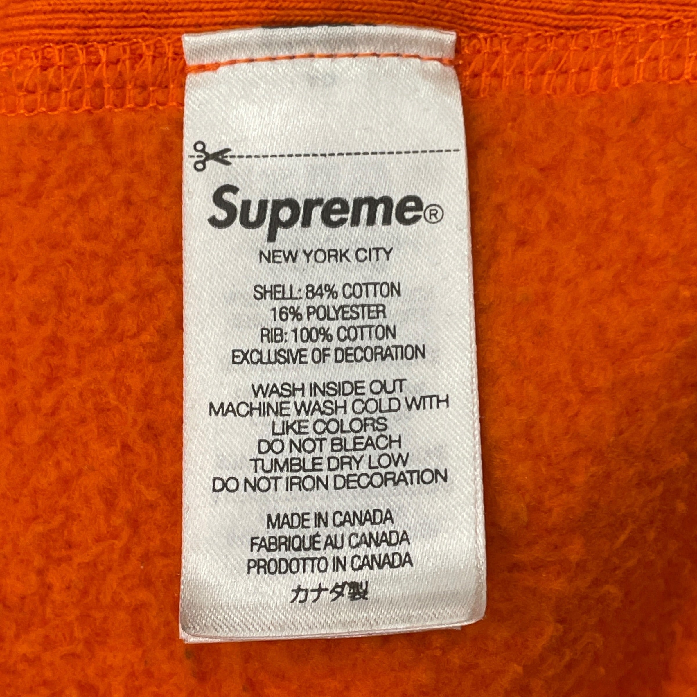 Supreme/Hoodie/XL/Cotton/ORN/ORANGE BOX LOGO view 5