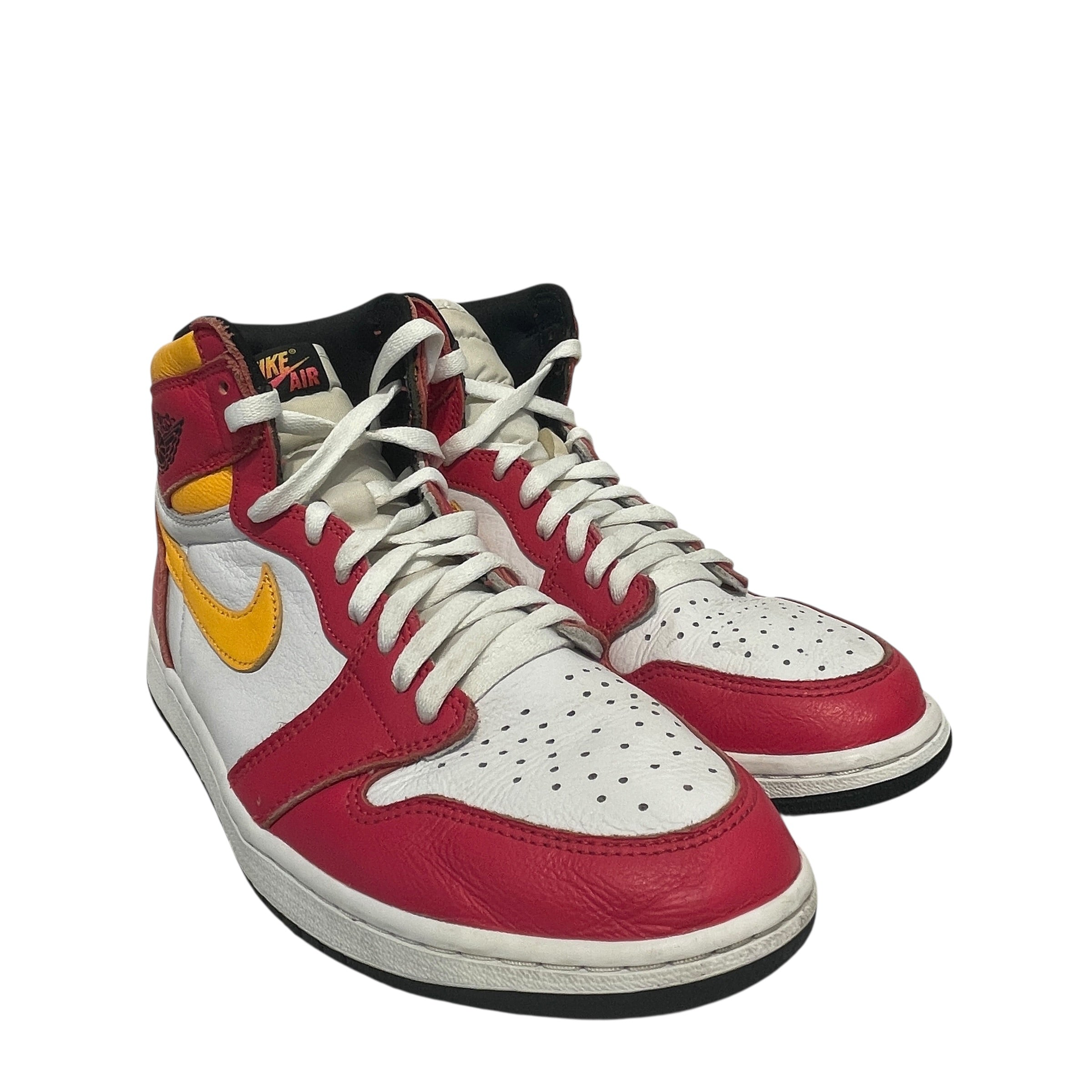 NIKE/Hi-Sneakers/US 11/Leather/PNK/Jordan 1 high Light fusion red view 1