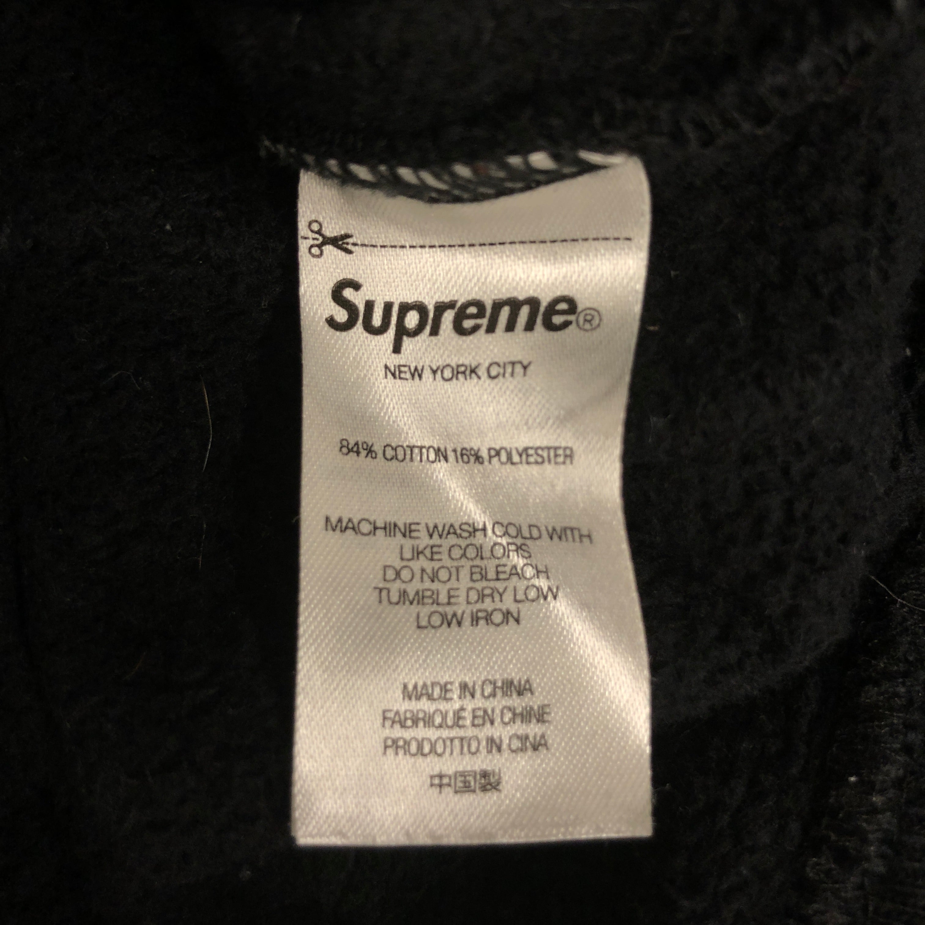 Supreme/Hoodie/M/Cotton/BLK/ view 4