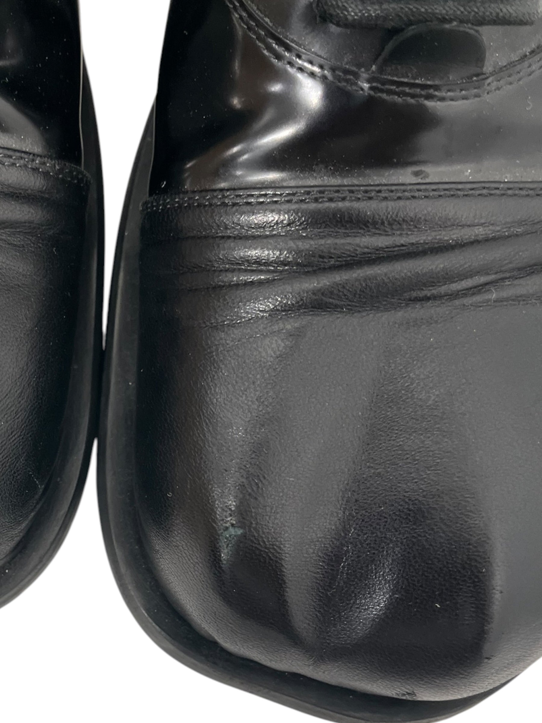 JW ANDERSON(J.W.ANDERSON)/Loafers/EU 43/Leather/BLK/BLACK PAW OXFORDS LACE UP view 4