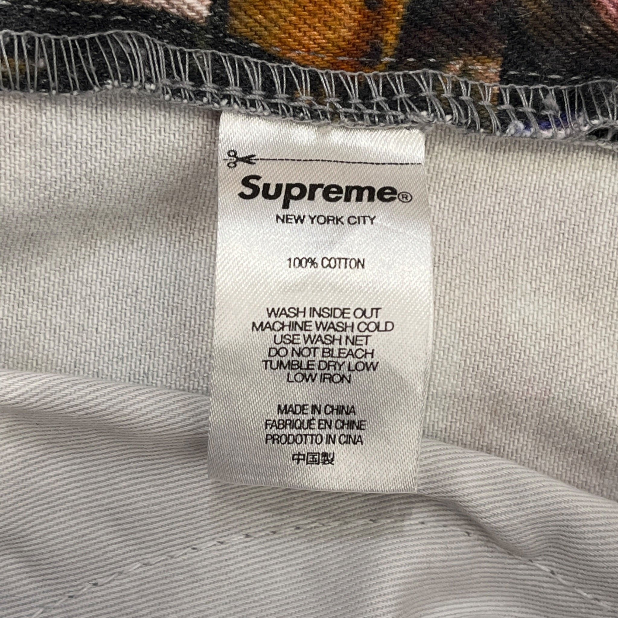 Supreme/Straight Pants/30/Denim/MLT/All Over Print/Nas DMX Double Knee Carpenter view 4