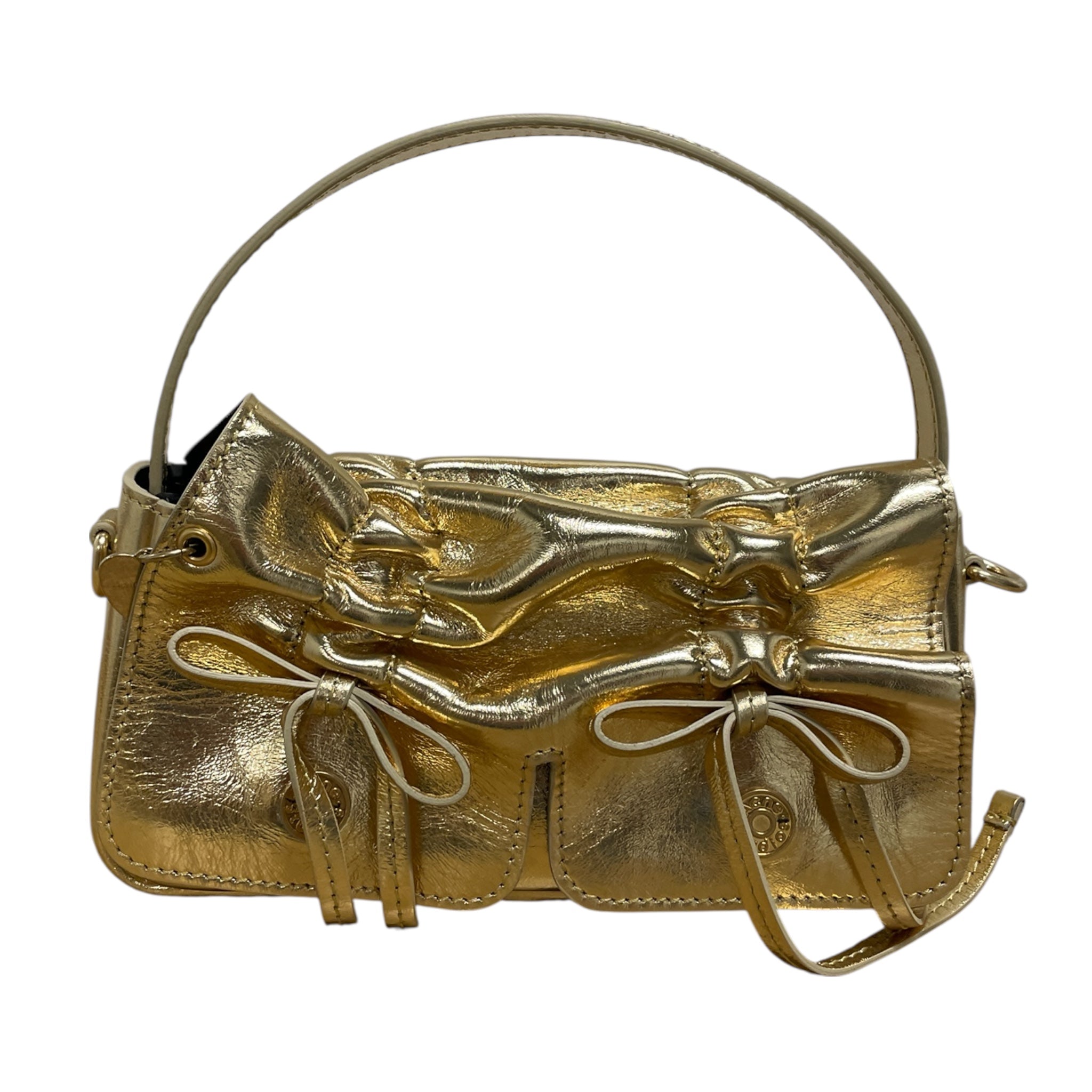 Acne Studios/Bag/Leather/GLD/MULTI POCKET HEART CHARM view 1
