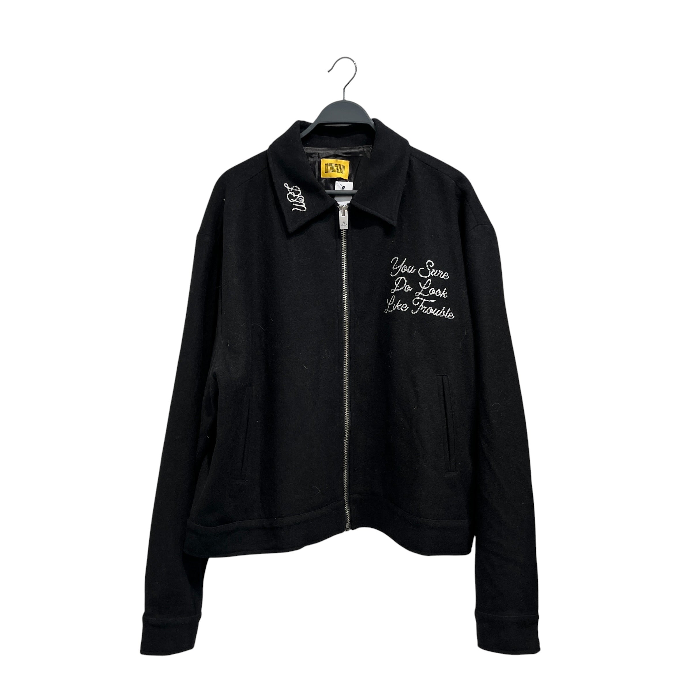 DIETSTARTSMONDAY/Jacket/XL/Wool/BLK/CROSTITCH JACKET WOOL view 1