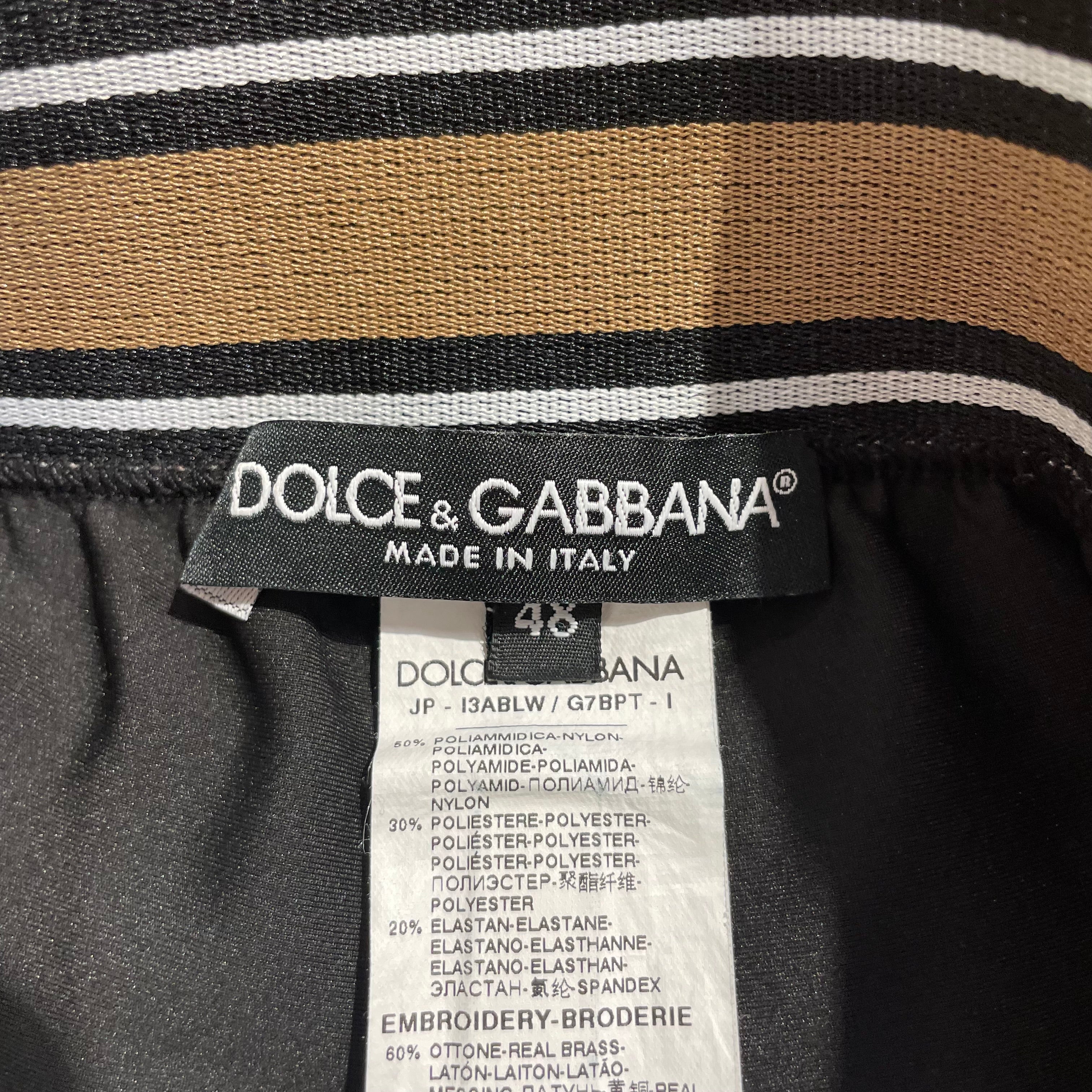 DOLCE&GABBANA/Skinny Pants/48/Leopard/Cotton/BRW/PRINT LEGGINGS view 3