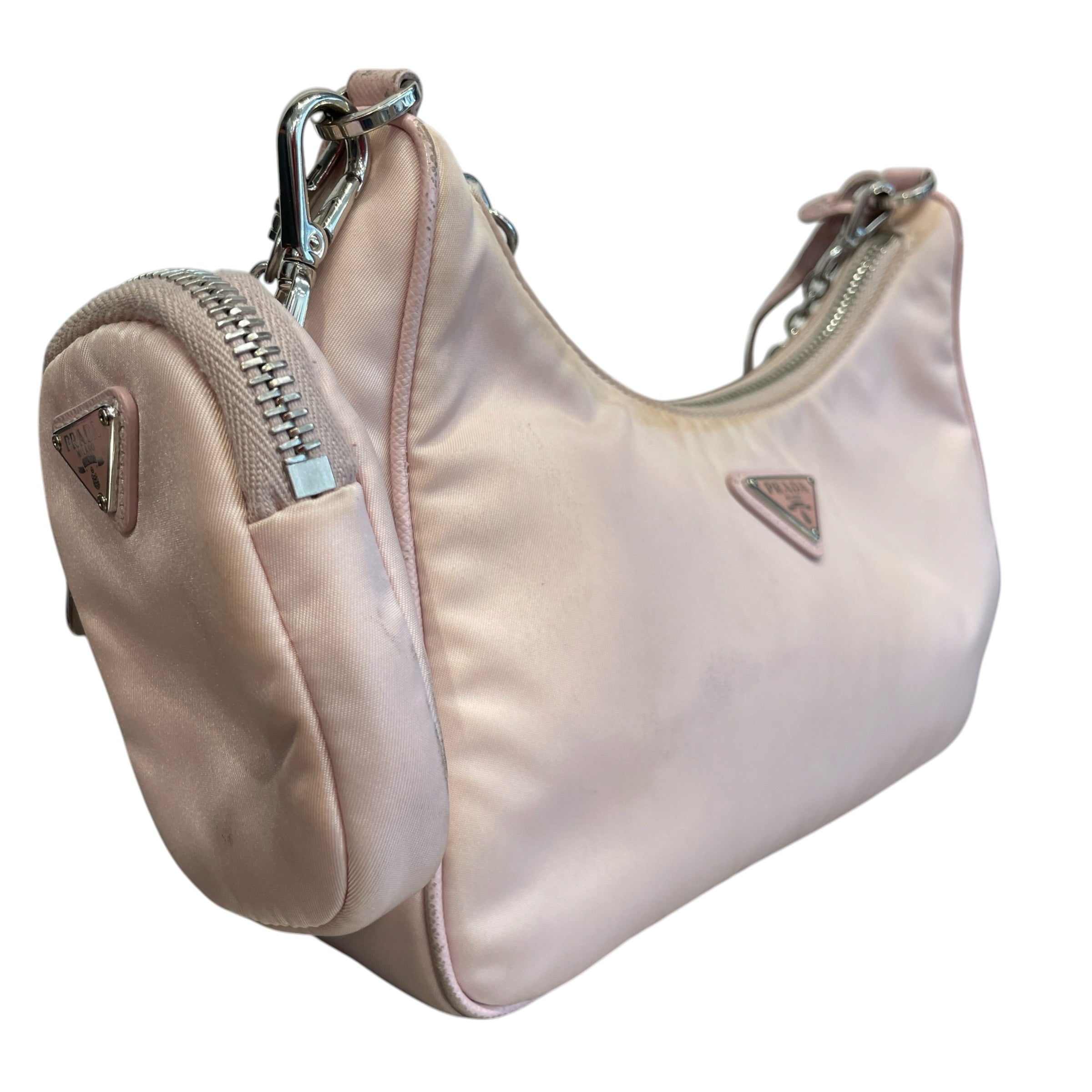 PRADA/Cross Body Bag/Nylon/PNK/2005 RE-EDITION view 5