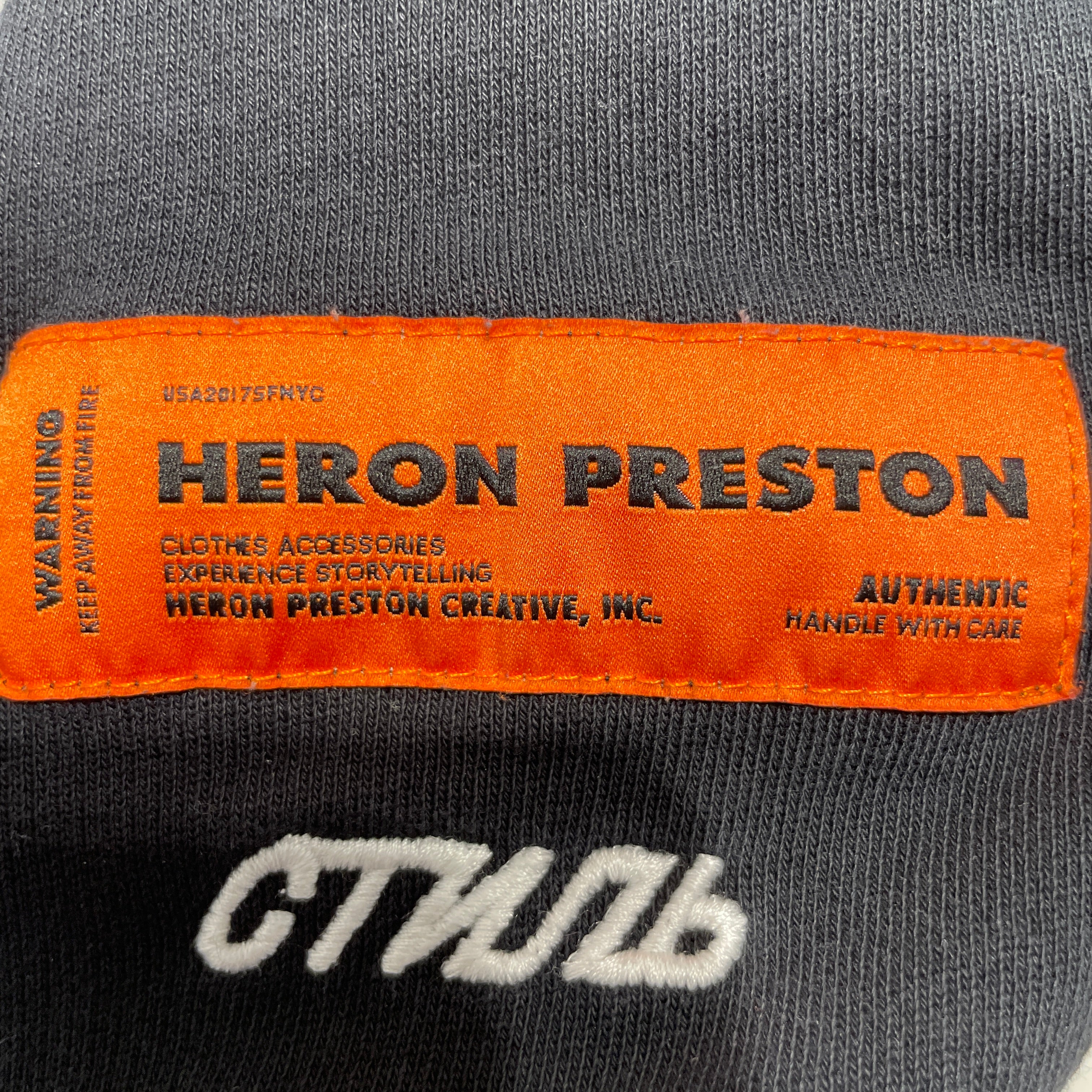 HERON PRESTON/Hoodie/S/Cotton/BLK/ view 3