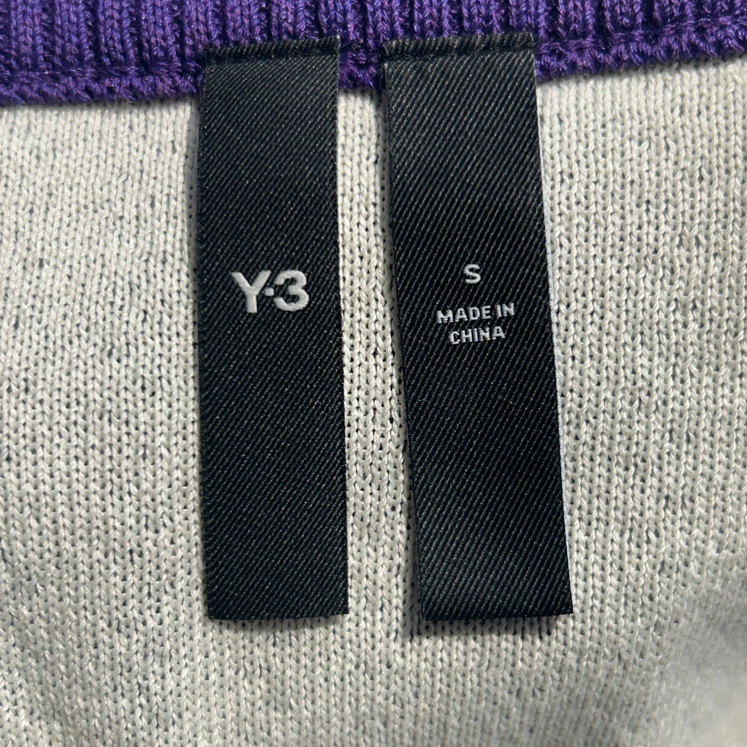 Y-3/Cardigan/S/Polyester/PPL/Intarsia Logo Oversize view 3