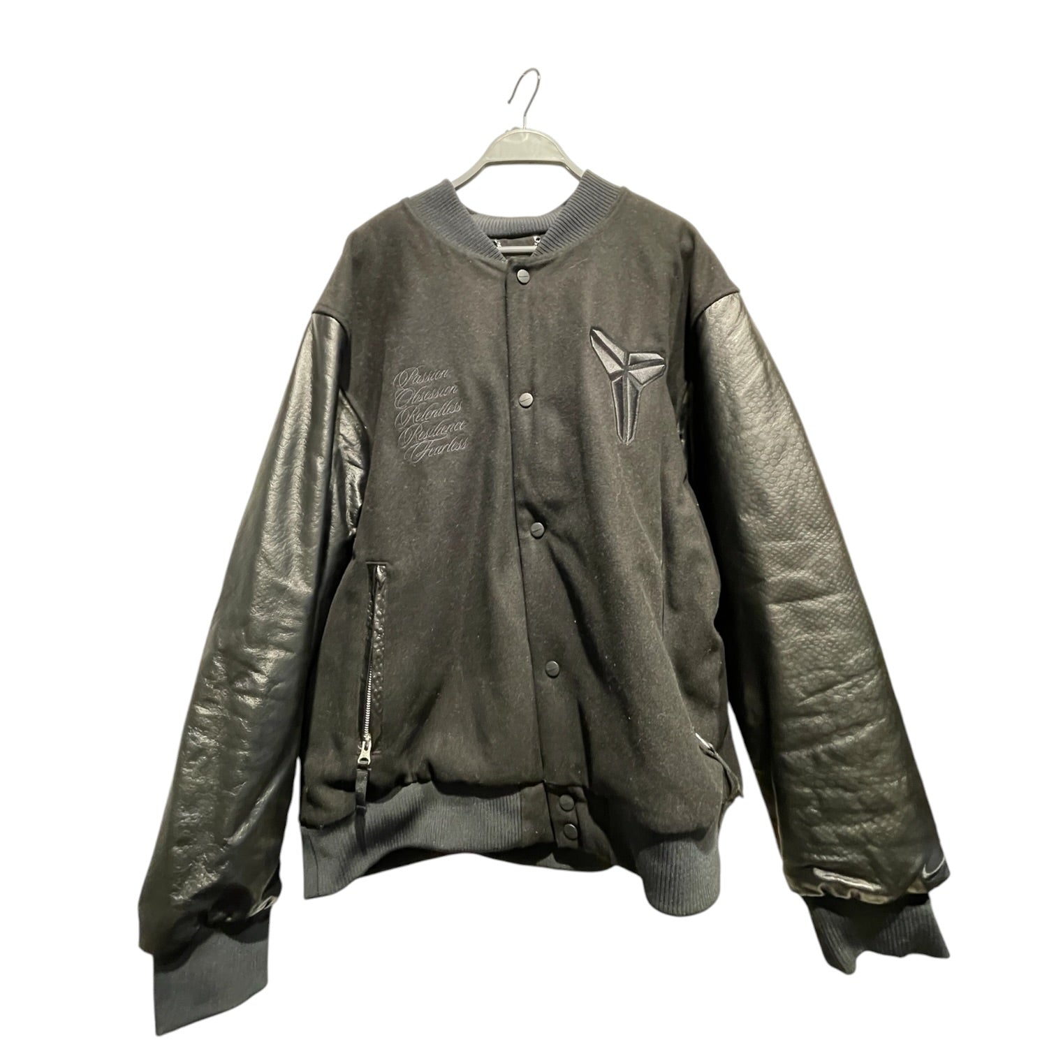 NIKE/Baseball Jkt/XL/Cotton/BLK/Mamba Mentality Destroyer JKT view 1