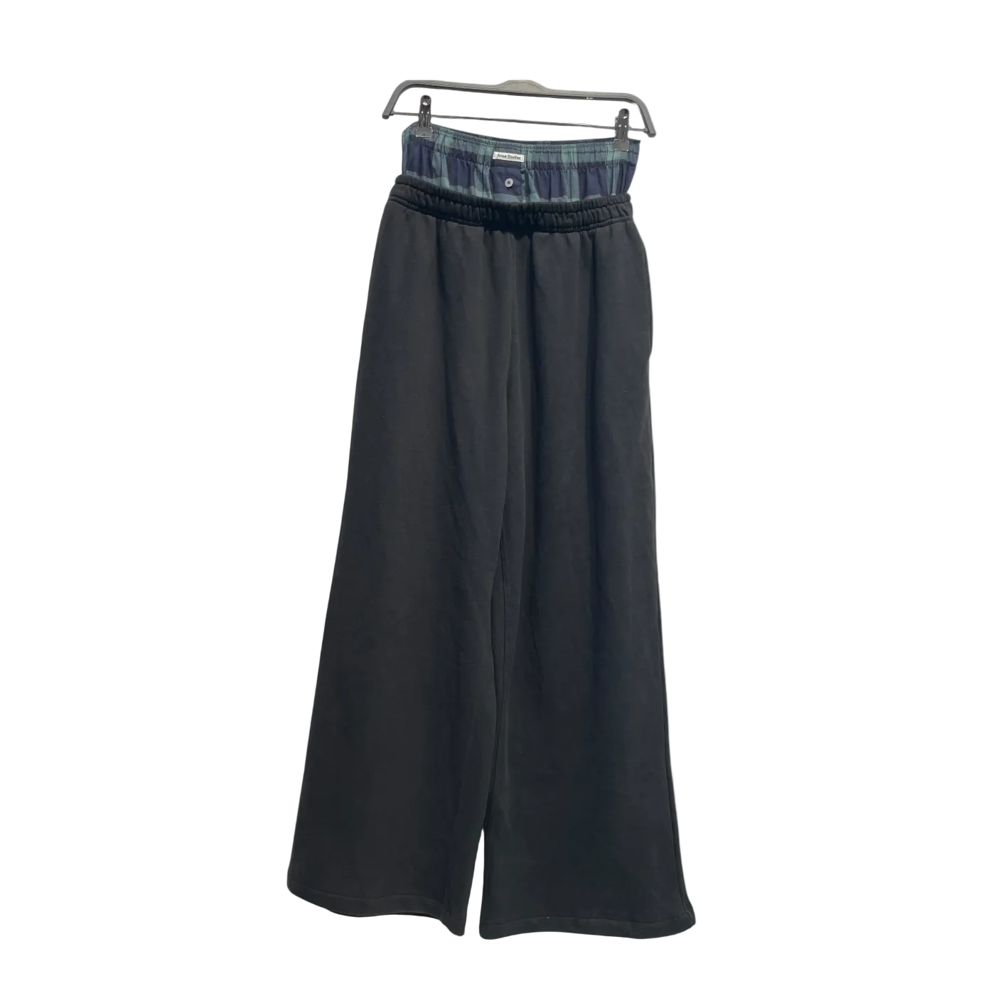 Acne Studios/Straight Pants/XS/Cotton/BLK/Double layer pants view 2