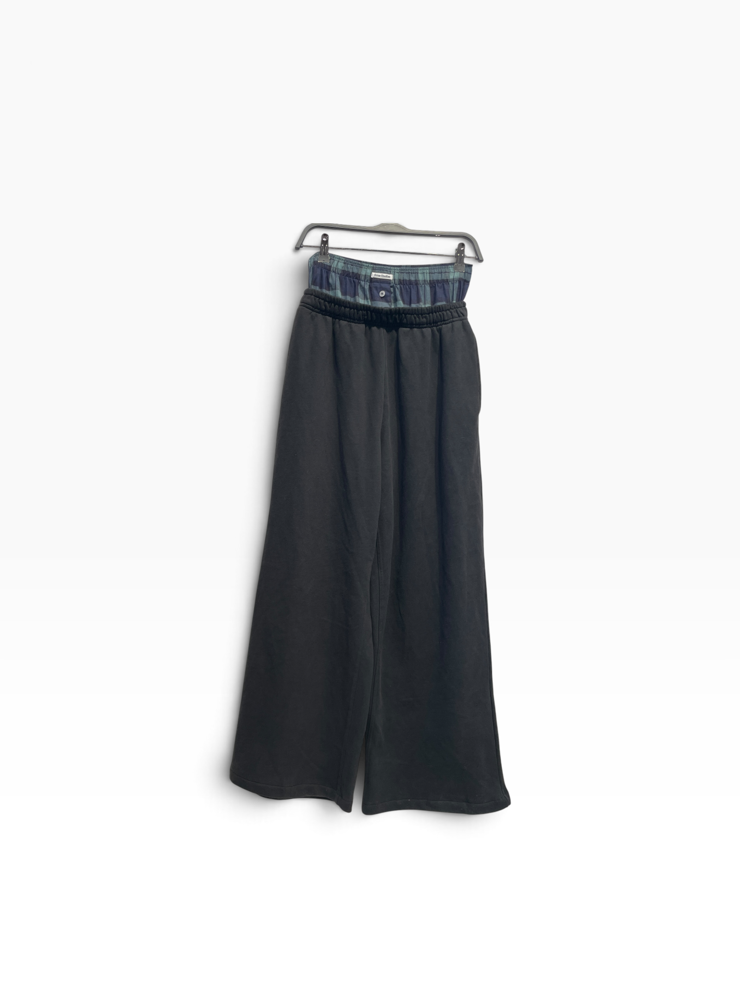 Acne Studios/Straight Pants/XS/Cotton/BLK/Double layer pants view 2
