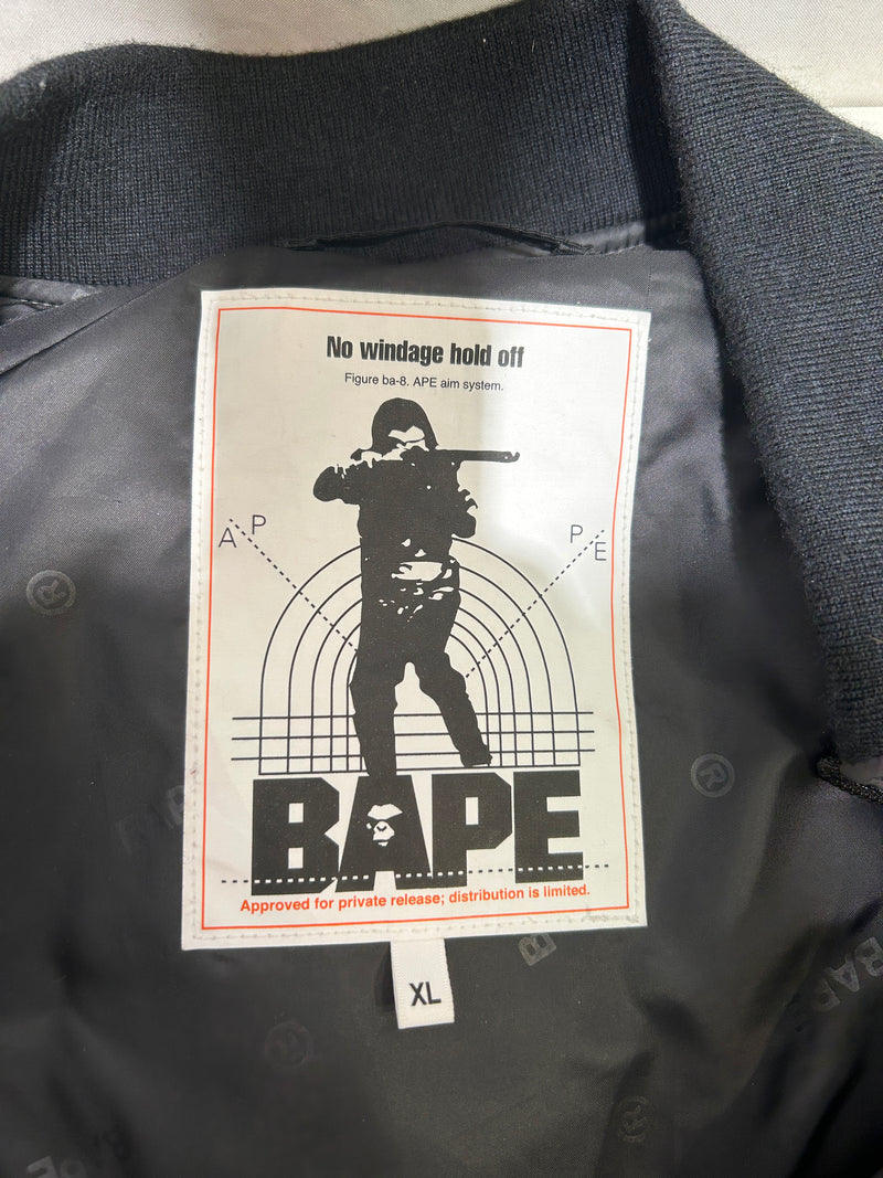 A BATHING APE/Blouson/XL/Nylon/GRY/