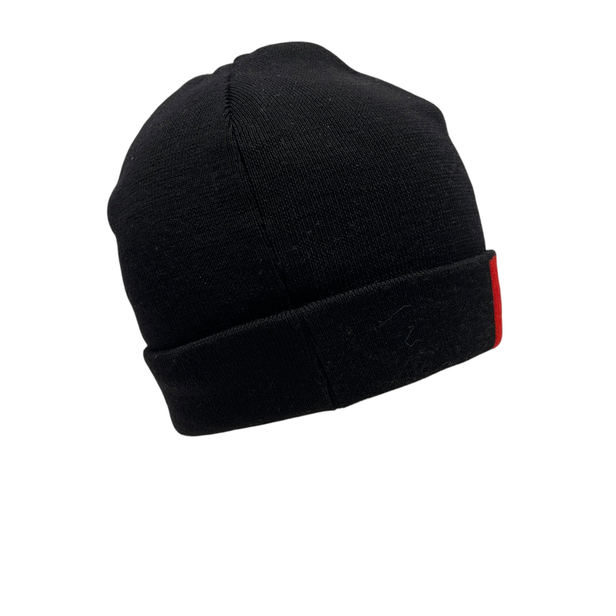 GIVENCHY/Beanie/Wool/BLK/M's/RED ON BLACK GIVENCHY LOGO view 3