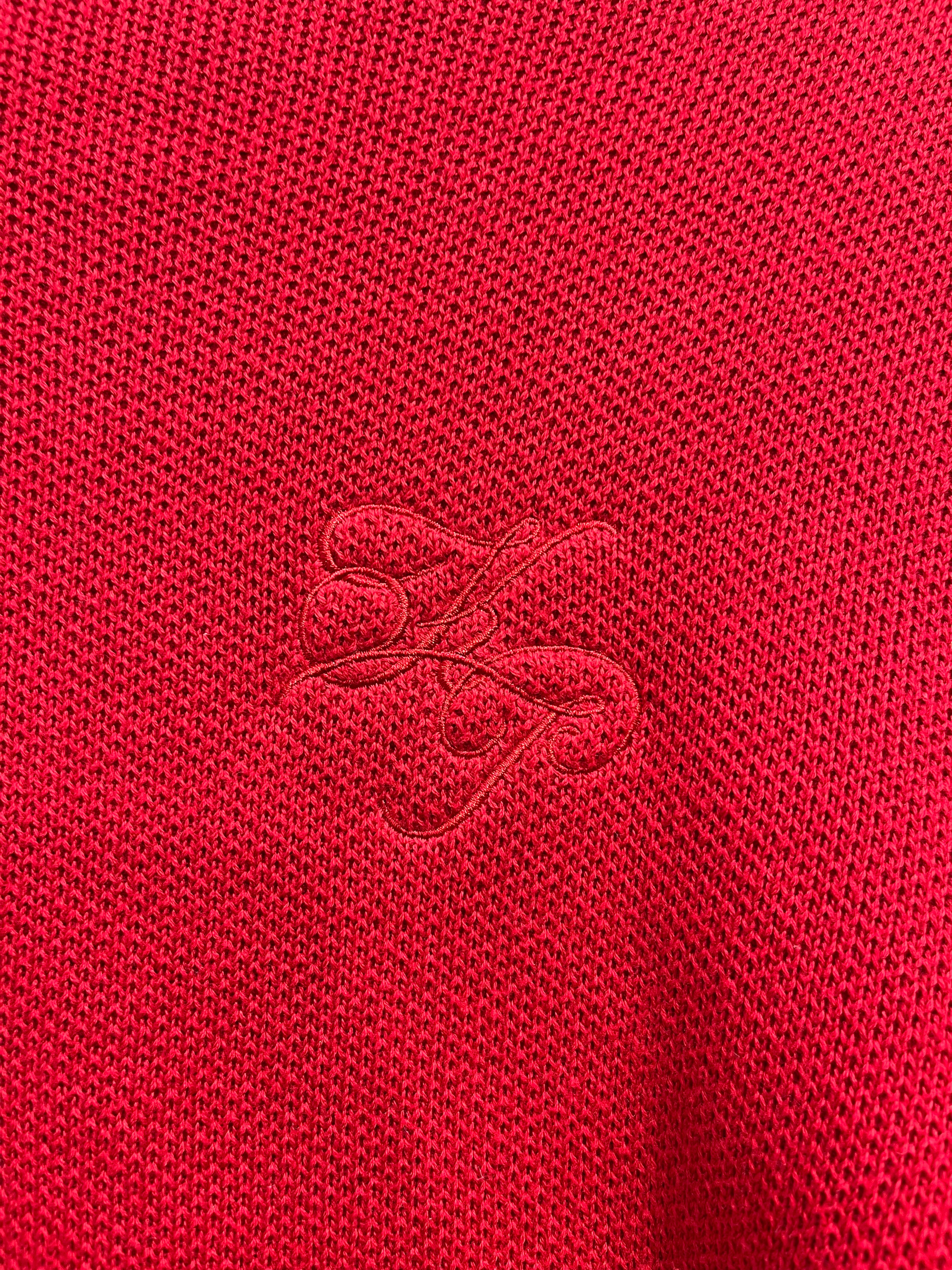 KODY PHILLIPS/Sweater/XXL/Cotton/RED/kp logo boat neck view 5