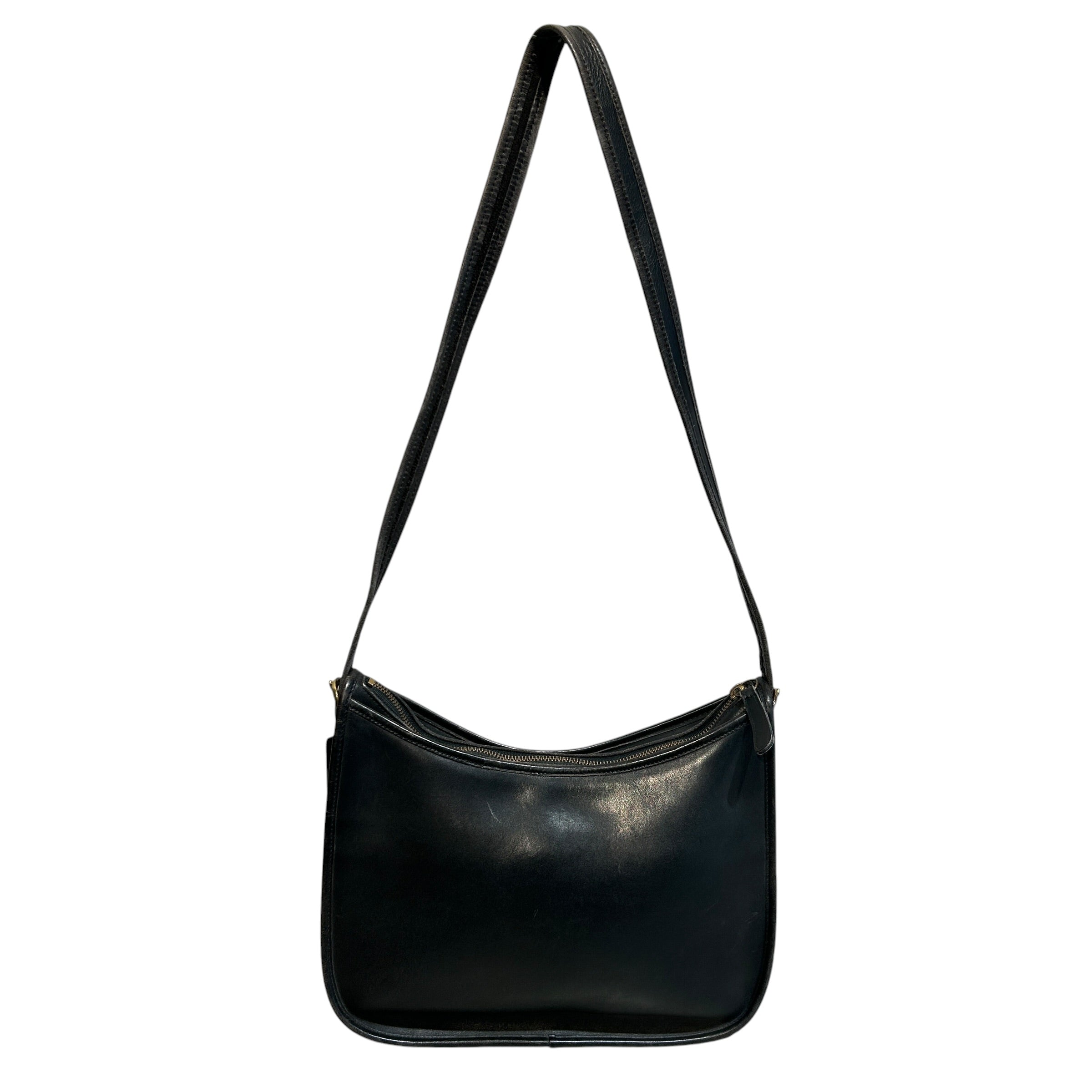 COACH/Hand Bag/Leather/BLK/VTG CLASSIC HOBO view 1