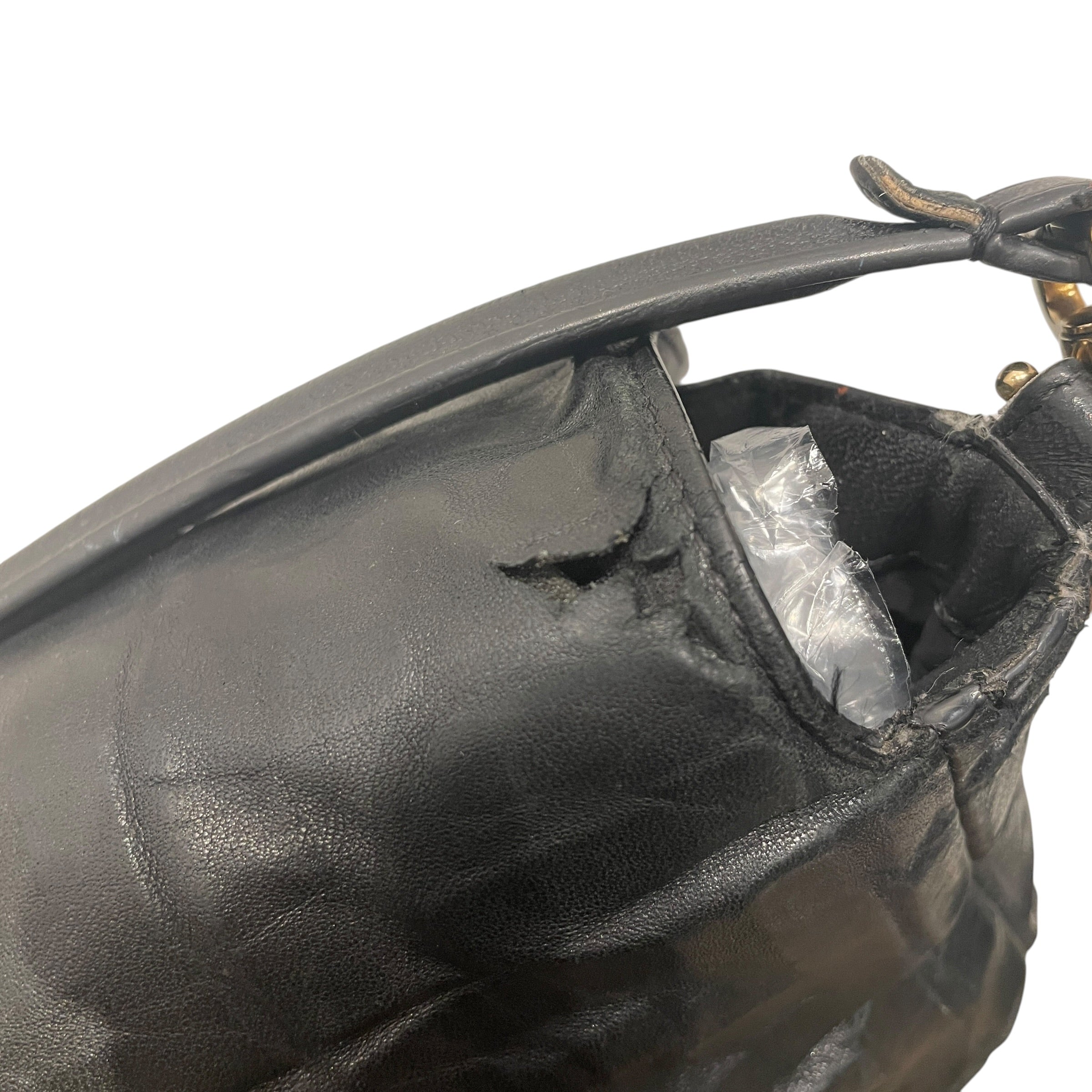 FENDI/Hand Bag/Monogram/Leather/BLK/BAGUETTE/GLD BUCKLE view 7