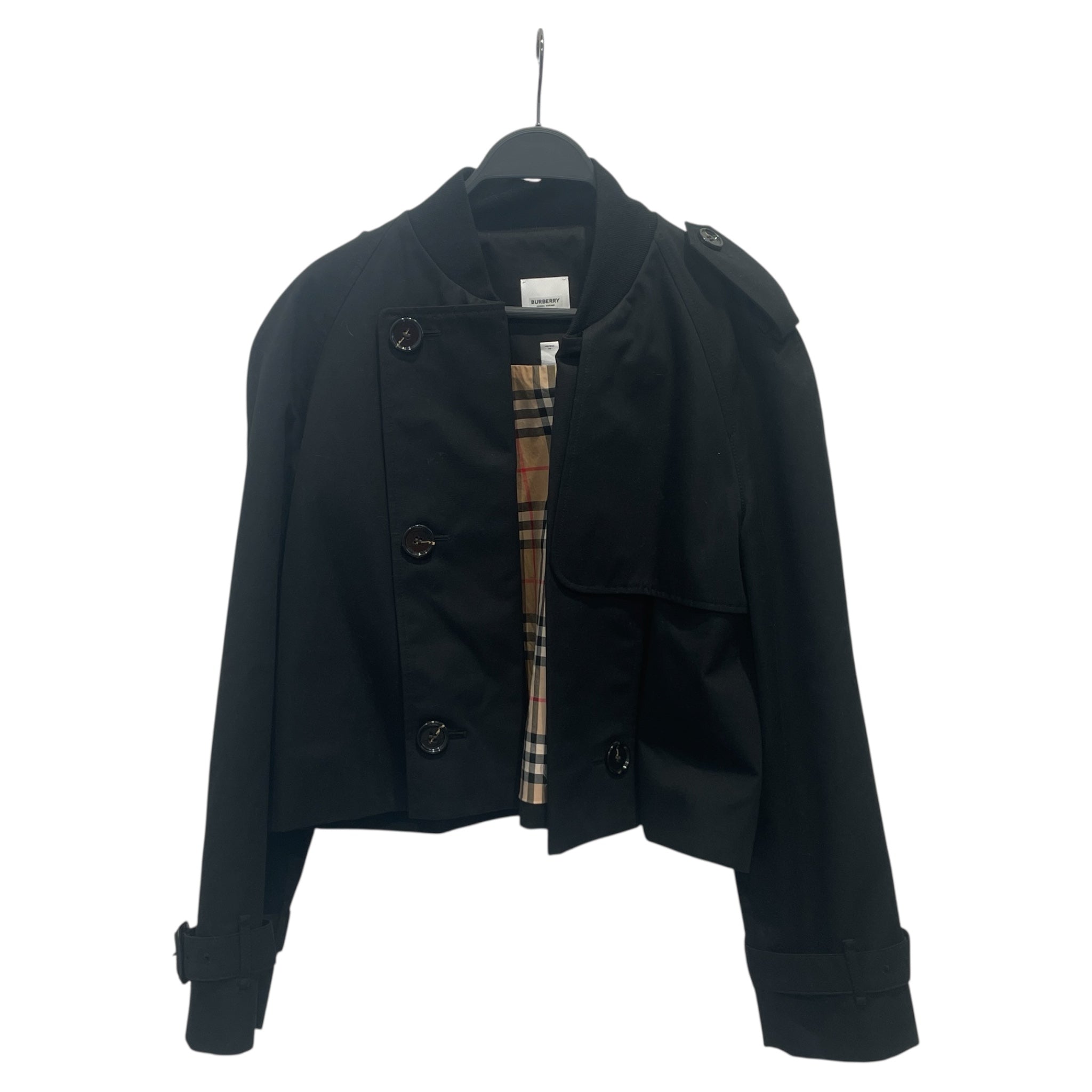 BURBERRY/Coat/10/Cotton/BLK/Fenhurst Cropped view 1