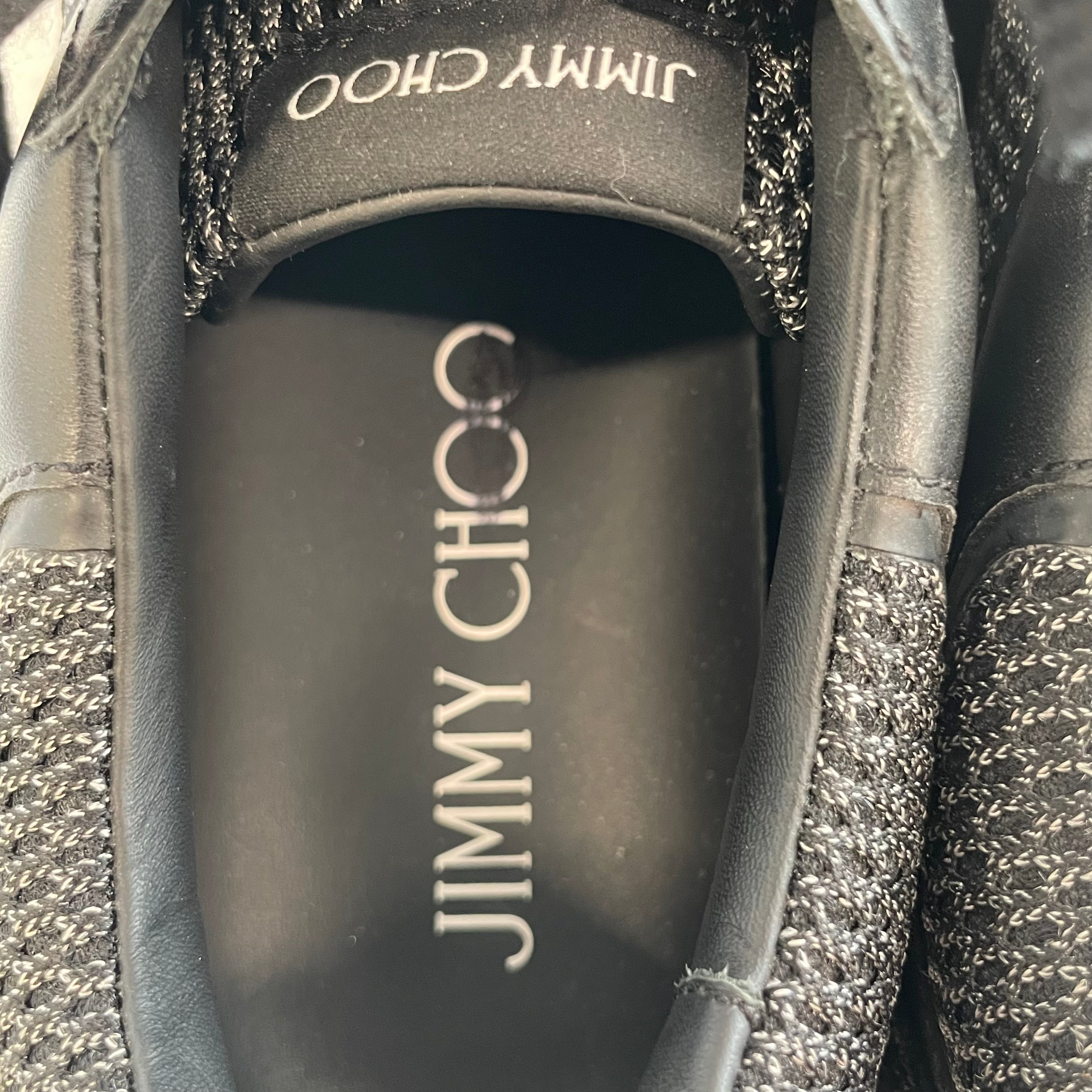 JIMMY CHOO/Low-Sneakers/EU 40/Leather/BLK/ view 7