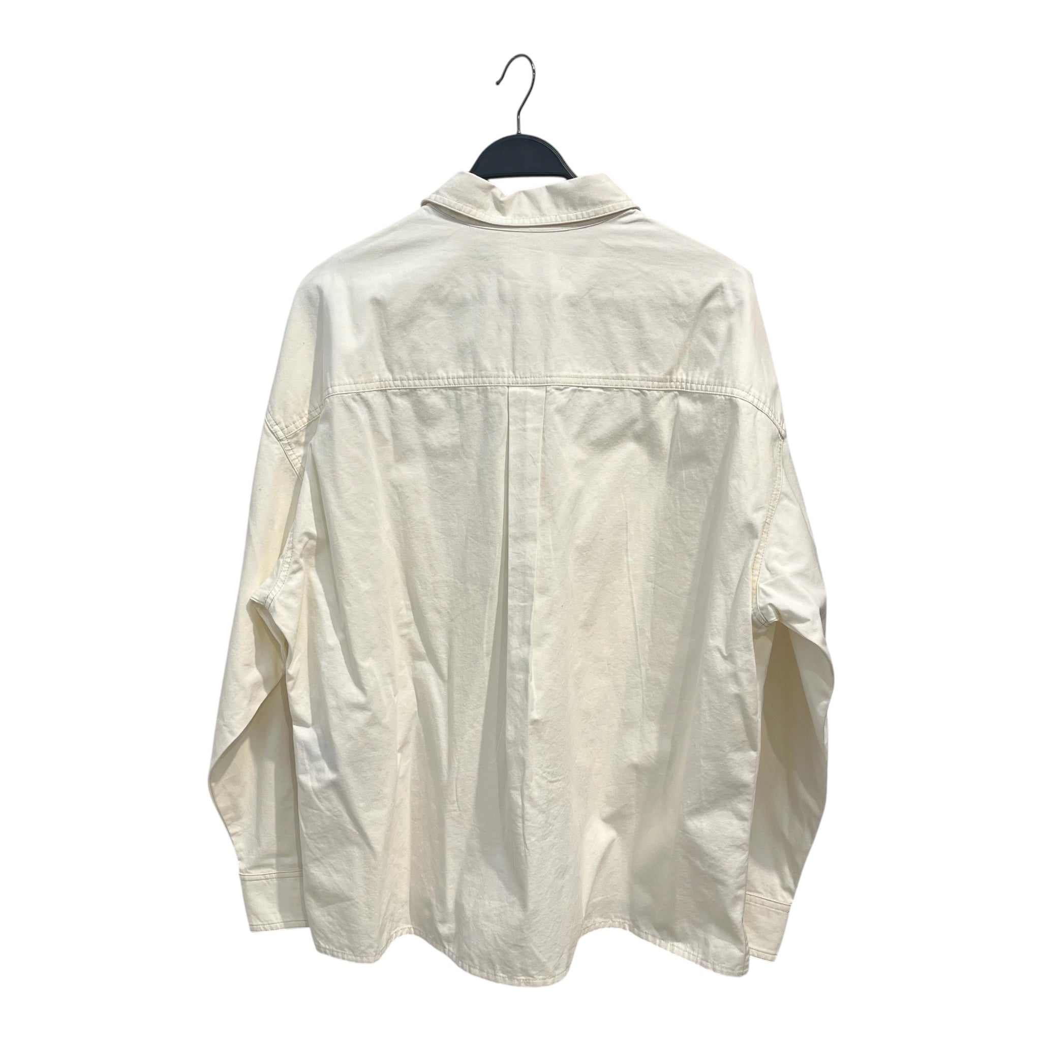 ISABEL MARANT/LS Shirt/XL/Cotton/WHT/TERRY SHIRT TWO FRONT POCKETS view 2