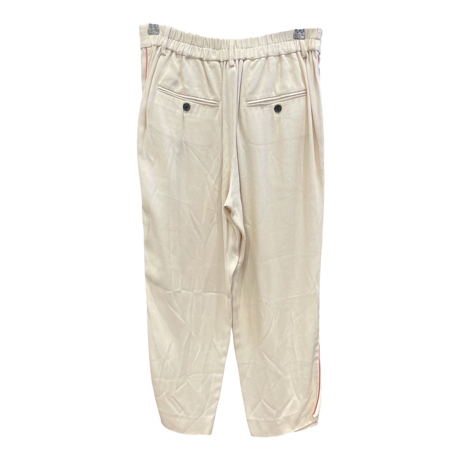 ISABEL MARANT/Bottoms/38/Rayon/BEG/BROWN TRIM FLOWY PANT view 2
