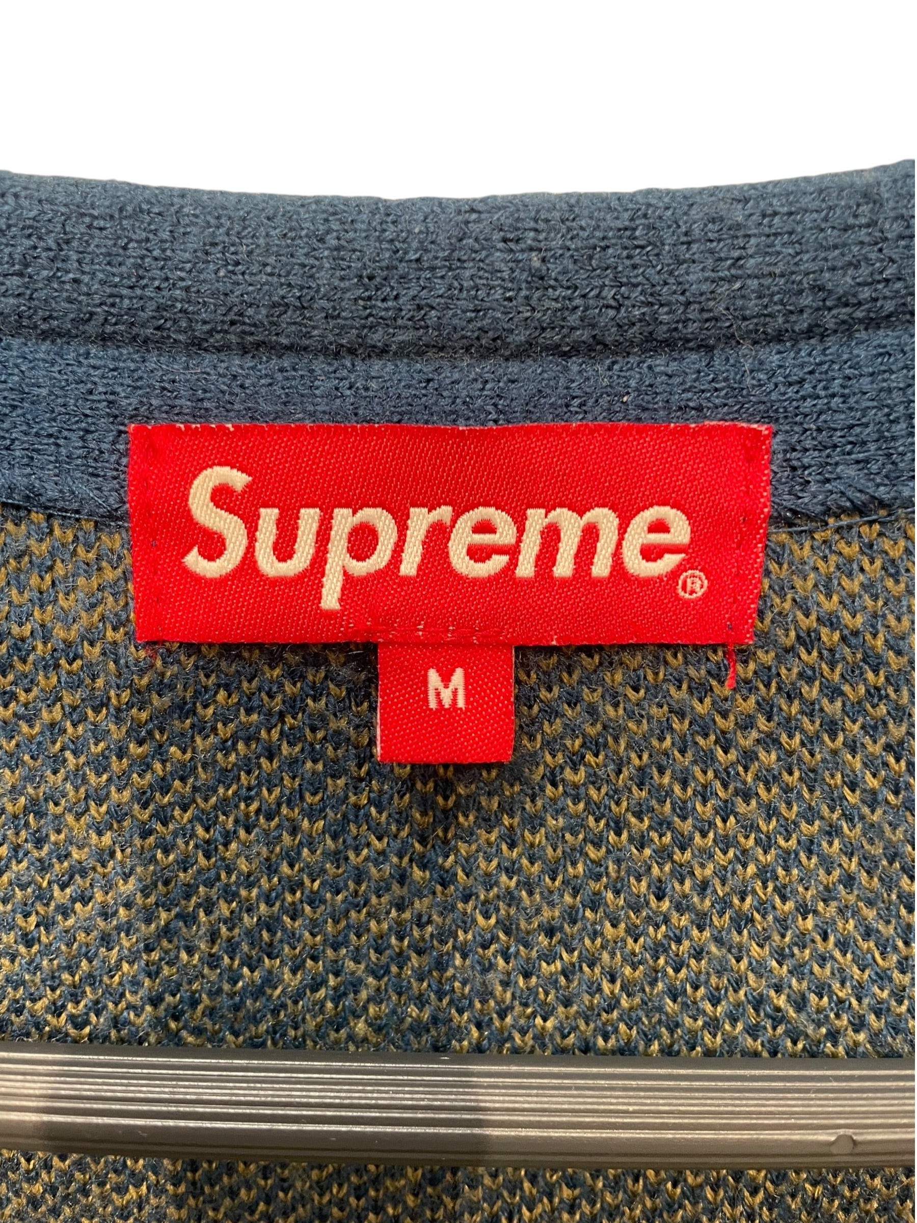 Supreme/Cardigan/M/Polka dot/Acrylic/BLU/polka cardi view 3