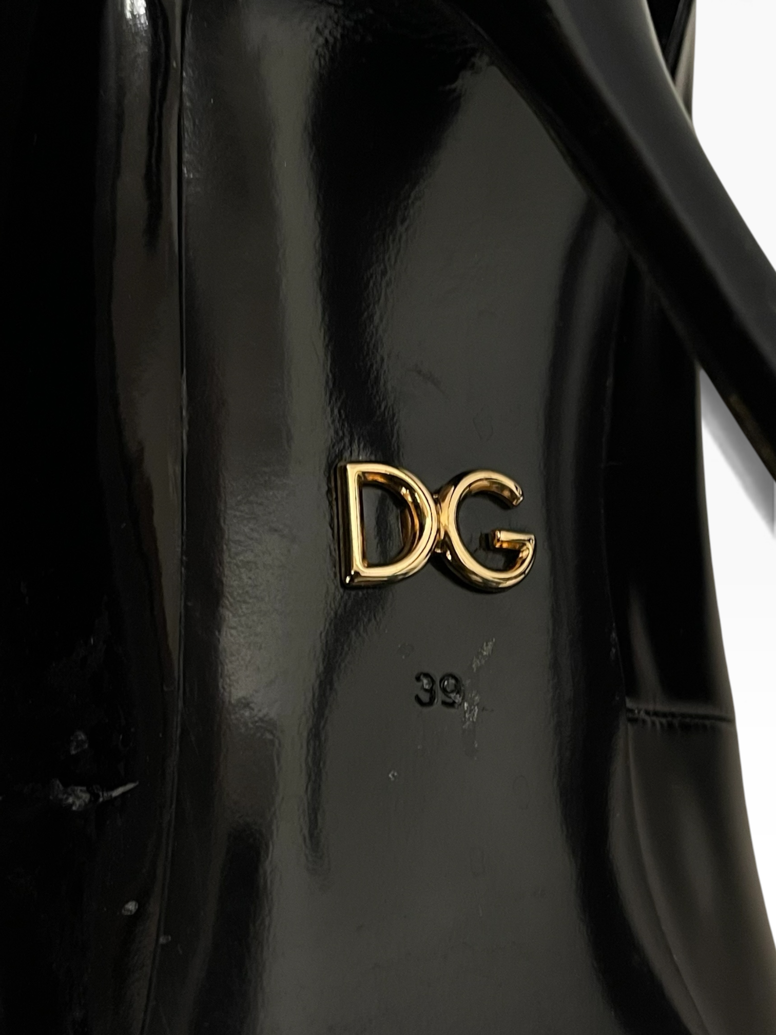 DOLCE&GABBANA/Heels/EU 39/Leather/BLK/ view 6