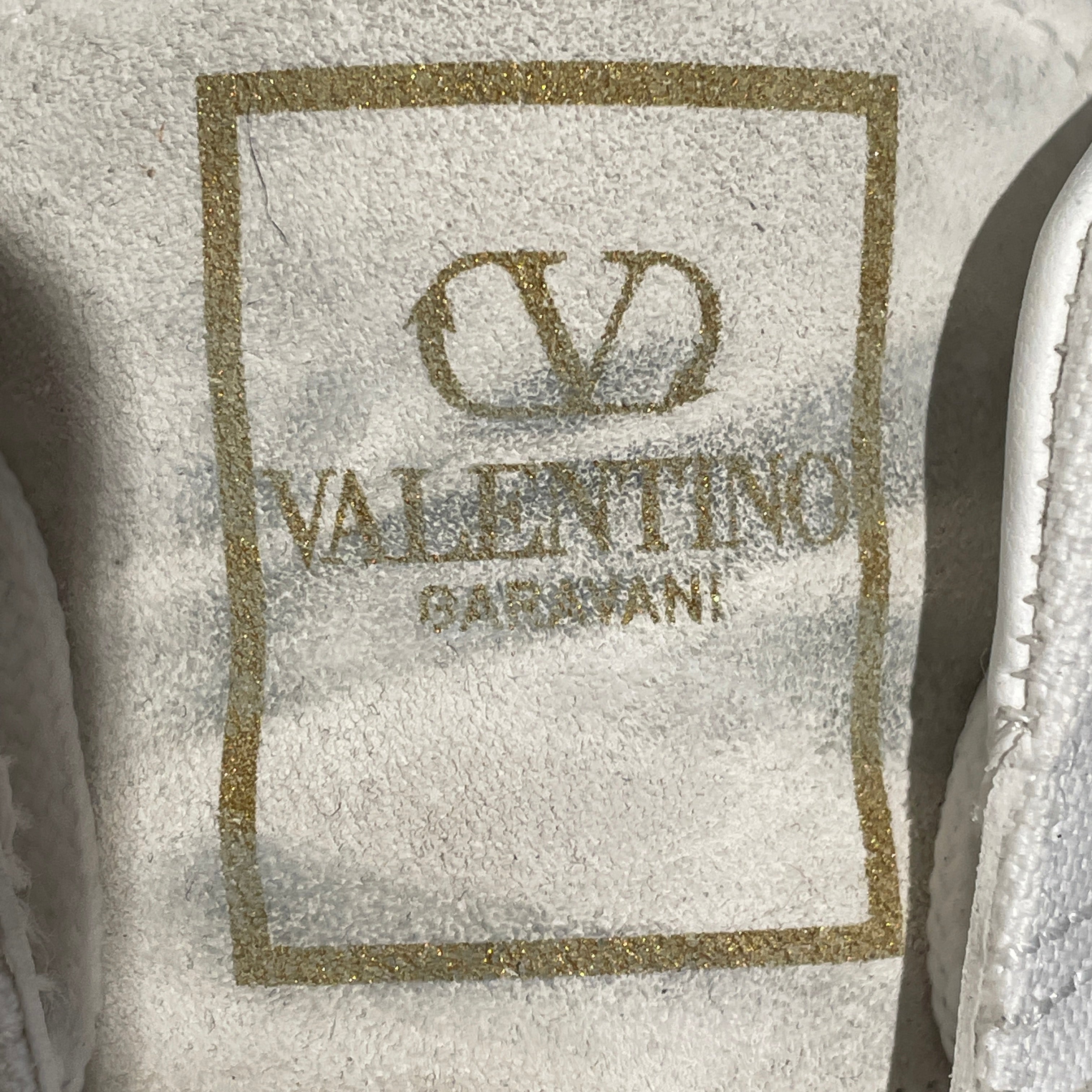 VALENTINO/Low-Sneakers/EU 43/Cotton/WHT/ view 5