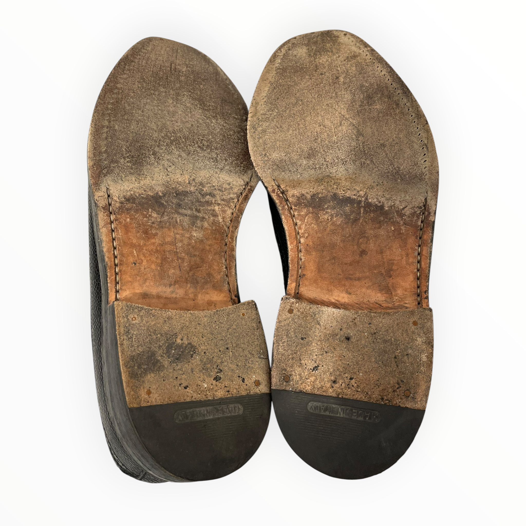 THOM BROWNE. NEW YORK/Dress Shoes/US 8.5/Leather/BLK/PEBBLE GRAIN LEATHER SHOES view 5