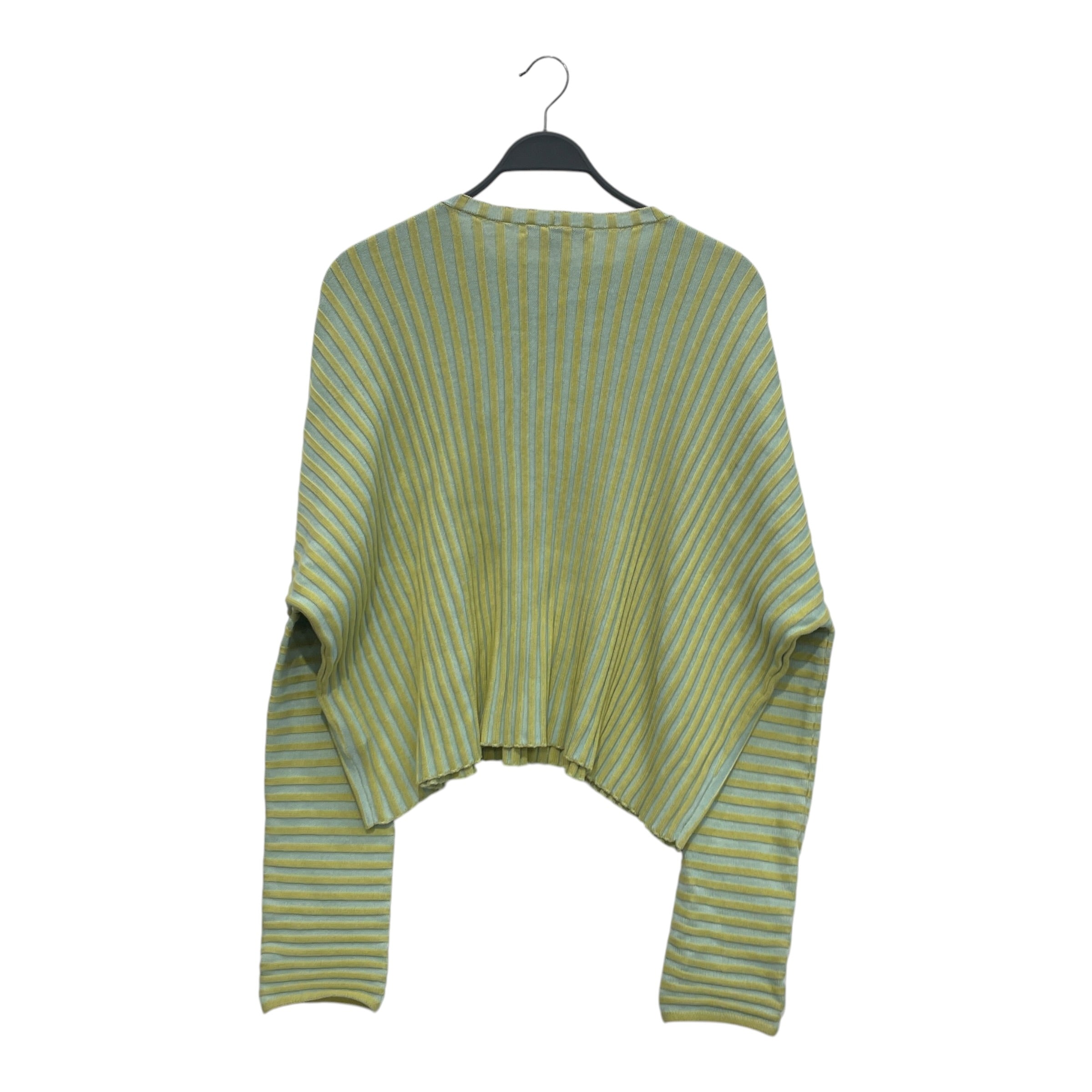 ECKHAUS LATTA/Sweater/M/Stripe/Cotton/MLT/YLLW STRIPE RIB KNIT view 2