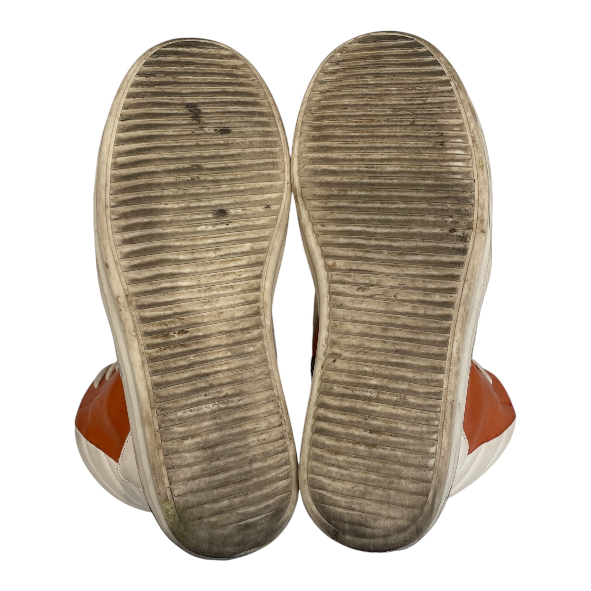 Rick Owens/Hi-Sneakers/EU 42/Leather/ORN/37680 ORANGE GEOBASKETS view 5