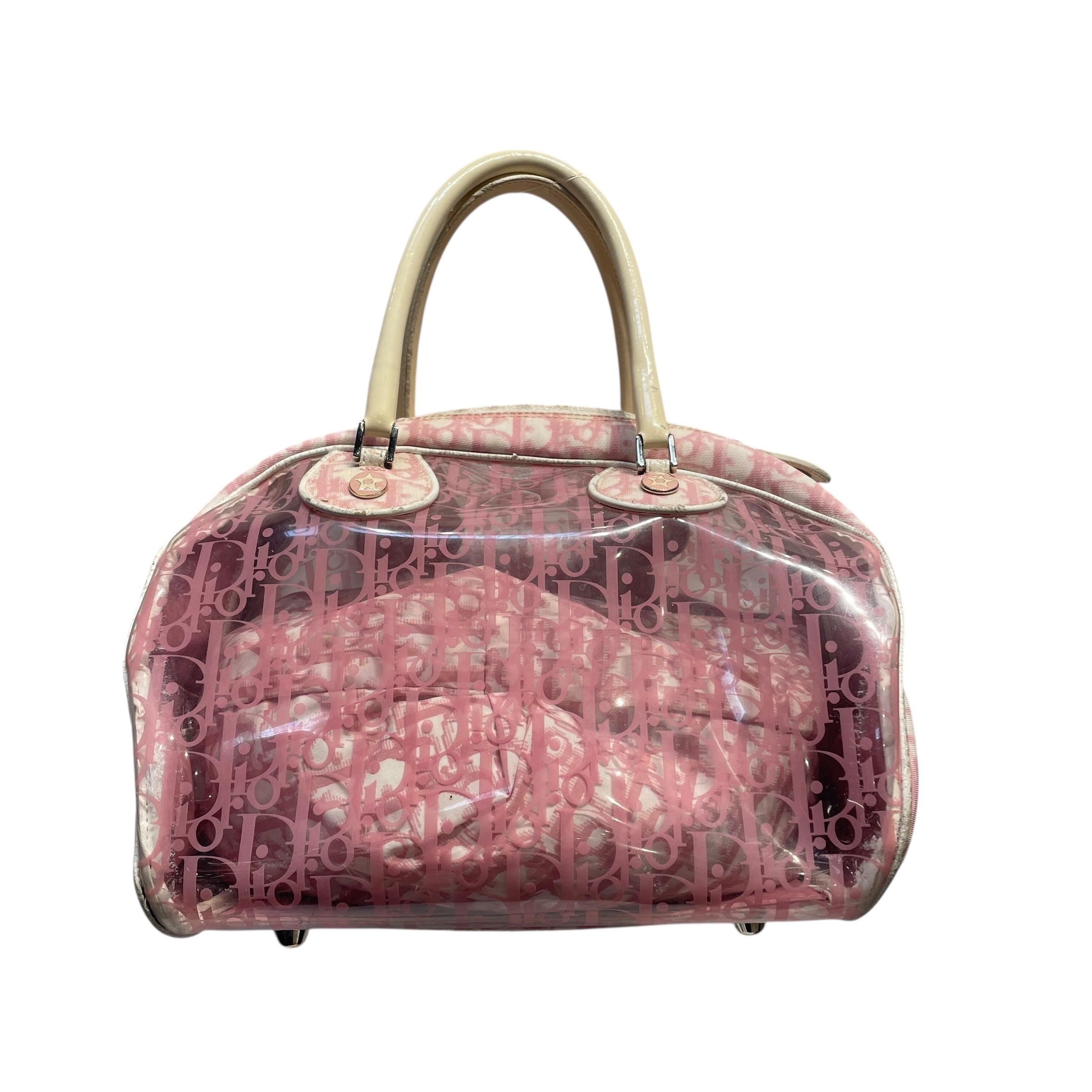 Christian Dior/Hand Bag/OS/Polyester/PNK/ view 1