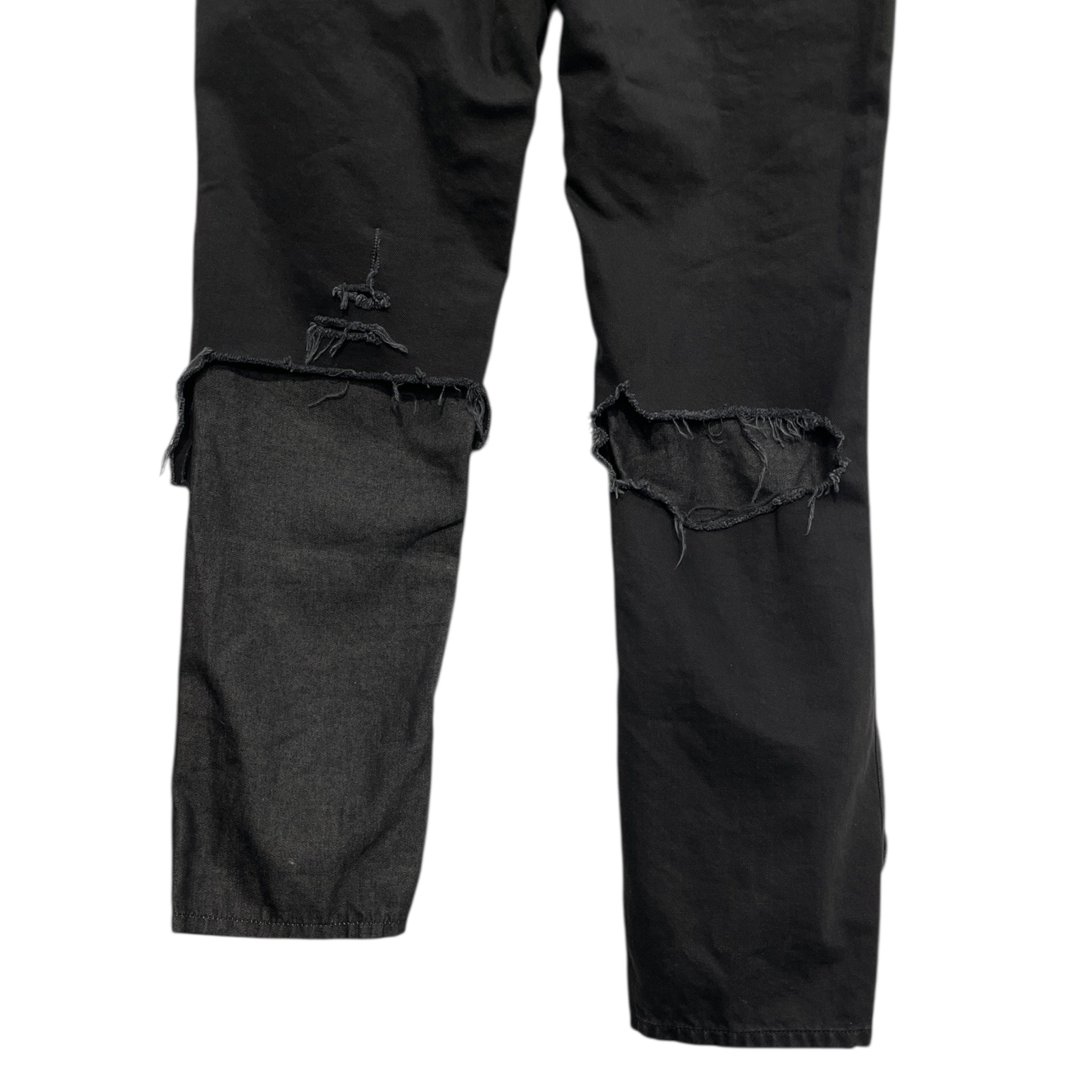 RAF SIMONS/SS23 Destroyed Double Denim Pants/27 view 4